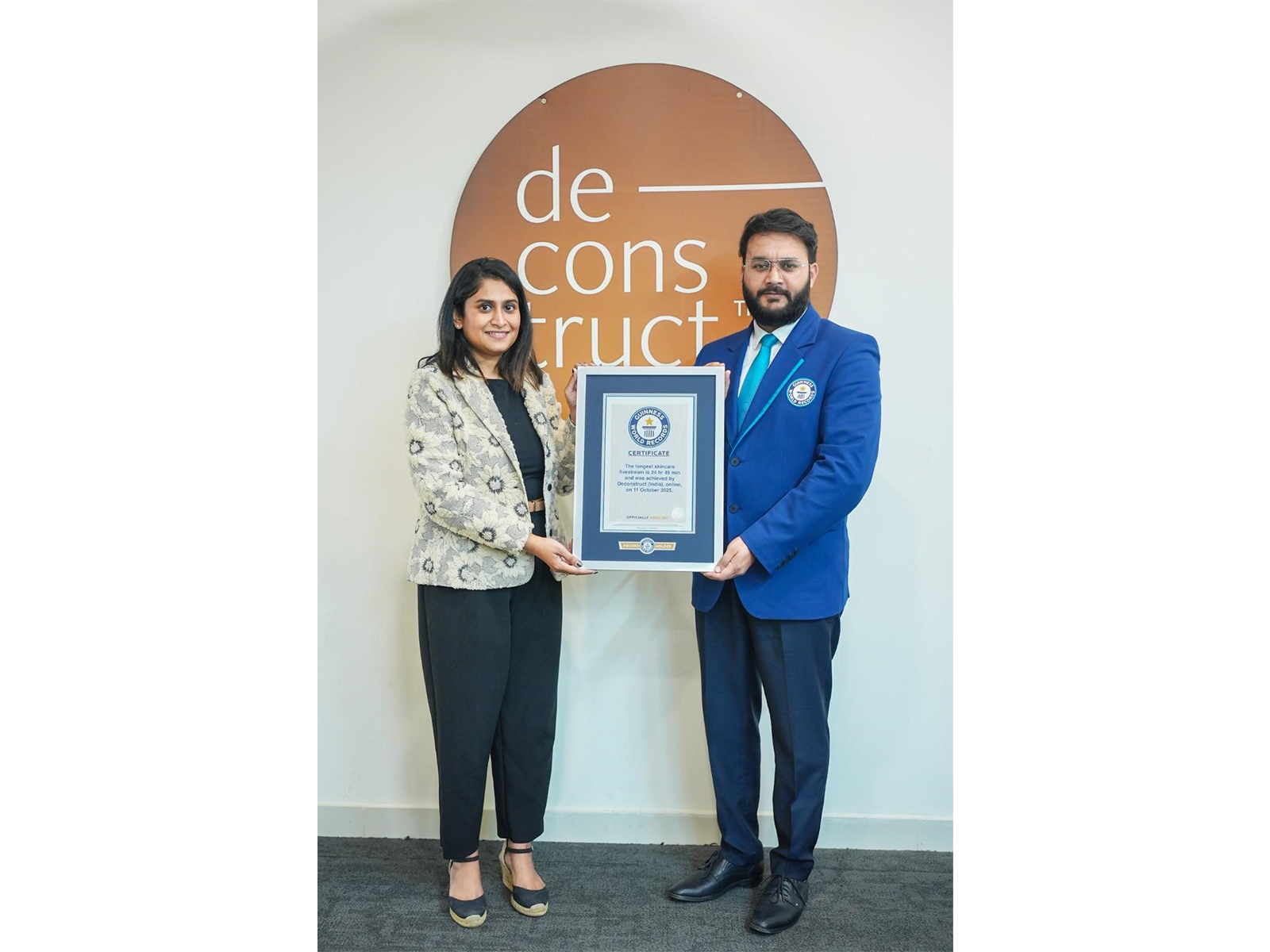 Deconstruct creates GUINNESS WORLD RECORDS title for the 'The Longest Skincare Livestream' with Dermatologists