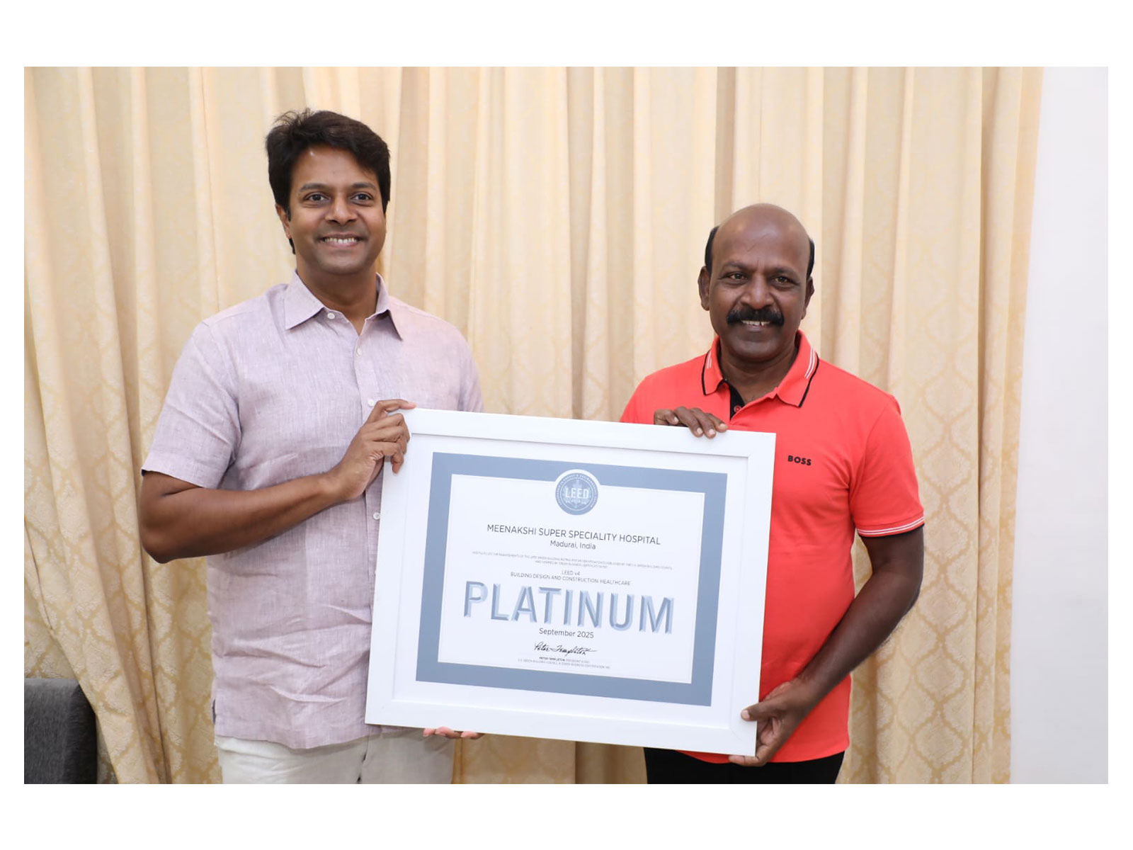 Meenakshi Super Speciality Hospital Sets Benchmark with India's First LEED Platinum Certification