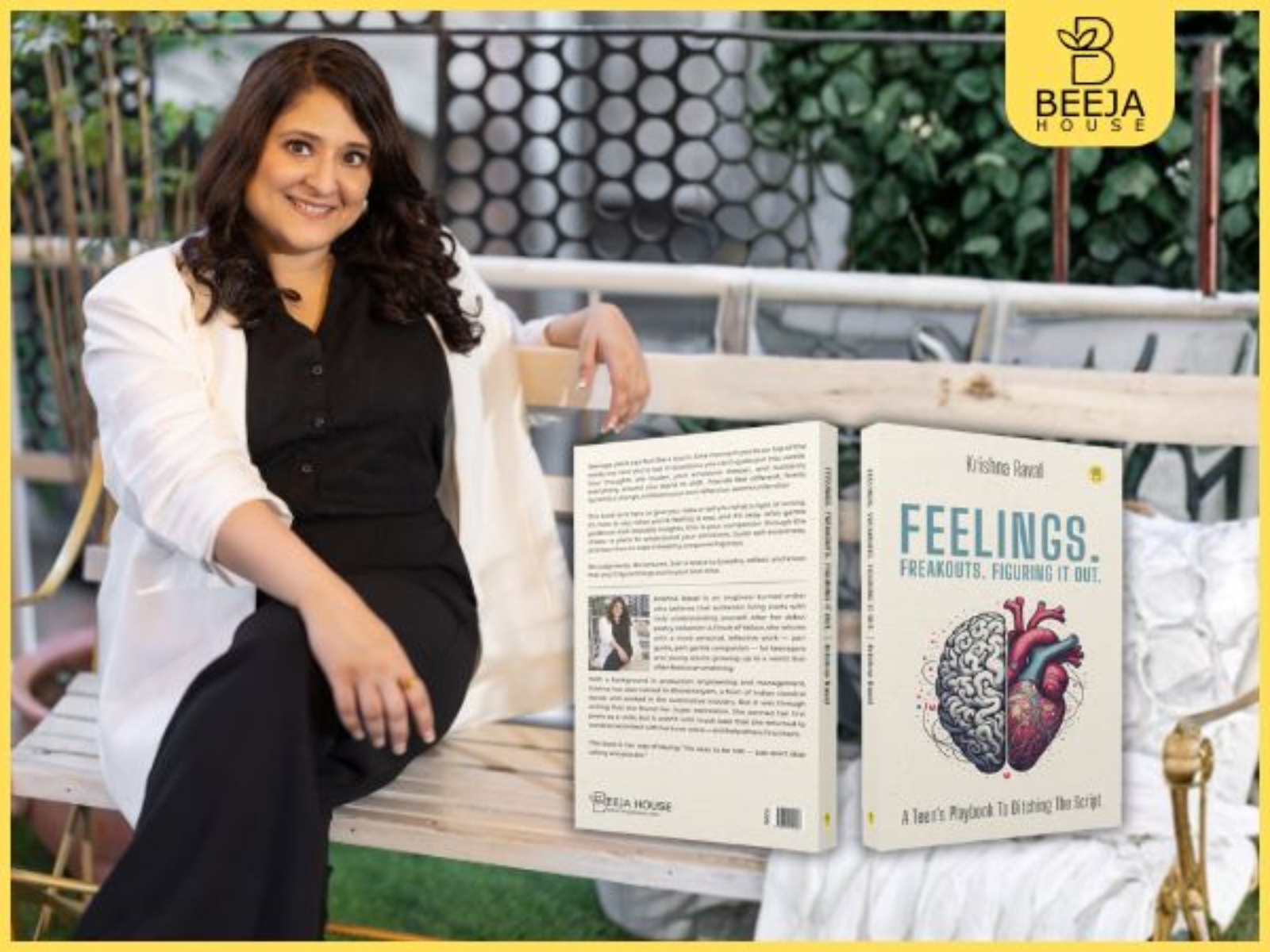 Krishna Raval Invites Teens on a Journey from Chaos to Clarity with her book "Feelings Freakouts Figuring It Out", published by Beeja House