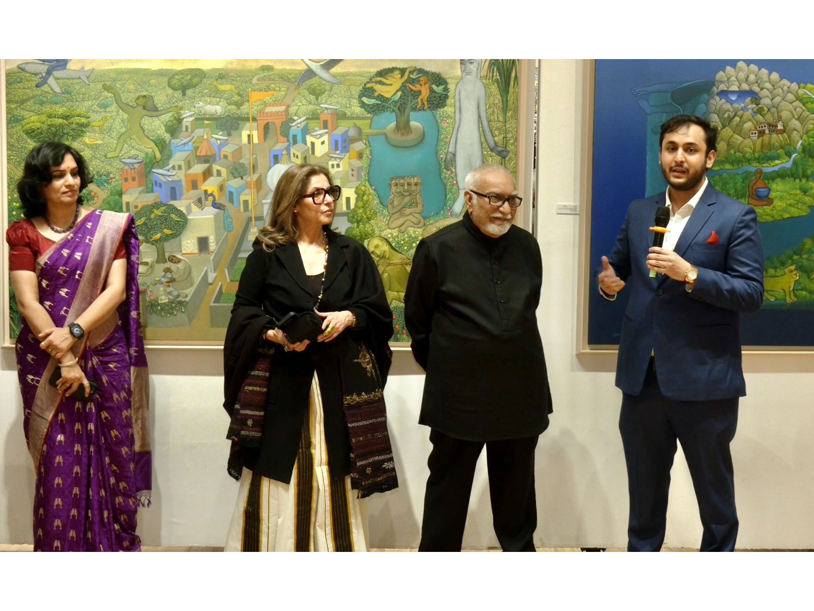 "Fables of the Fabulous" - Solo Art Exhibition by Sidharth Inaugurated at Jehangir Art Gallery, Mumbai