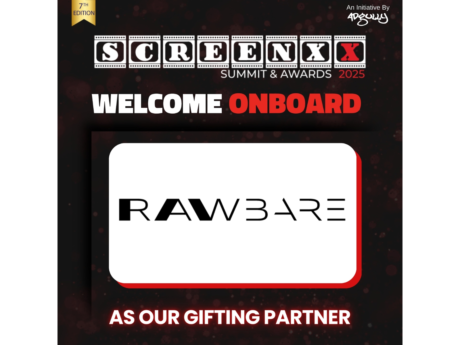 Rawbare Joins SCREENXX Summit & Awards 2025 as Official Gifting Partner