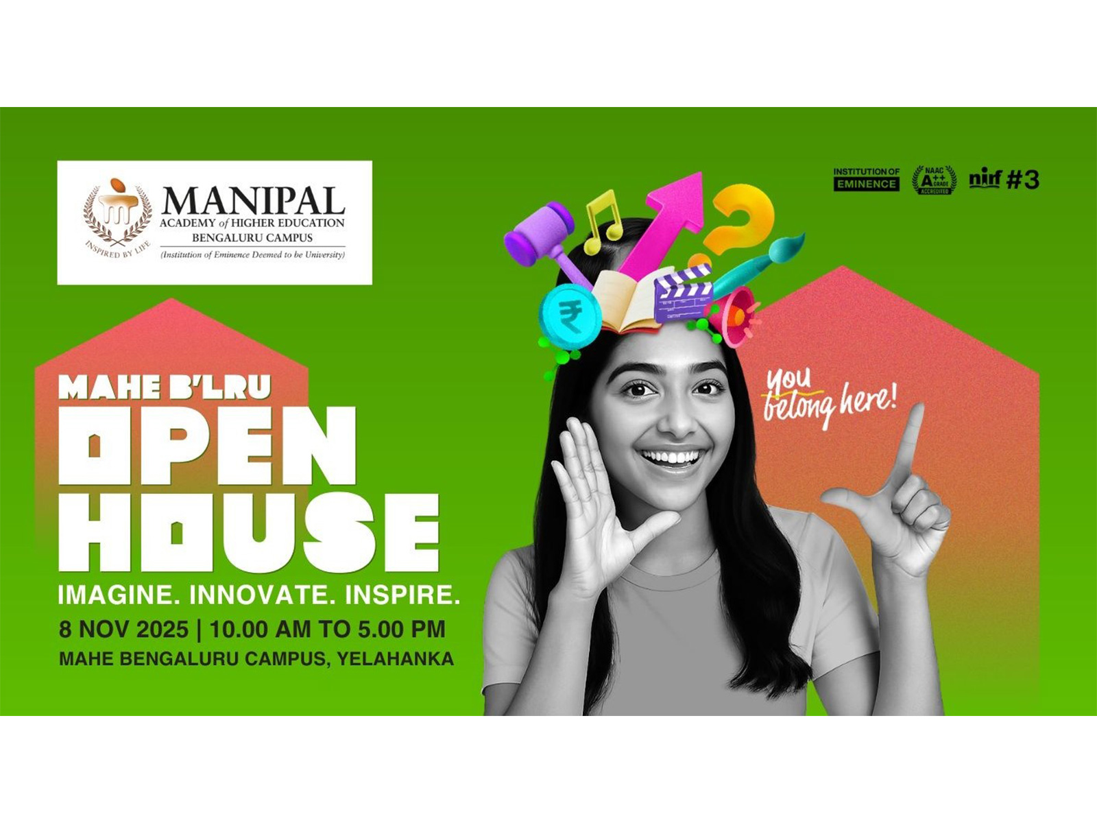 Open House 3.0: Discover future-ready education at MAHE Bengaluru campus