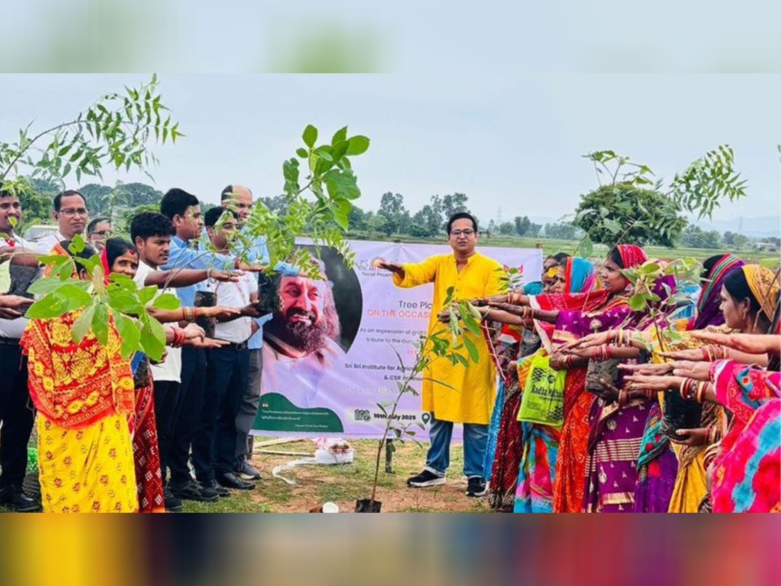 Native tree plantations transforming 50 acres of dry land in Cuttack