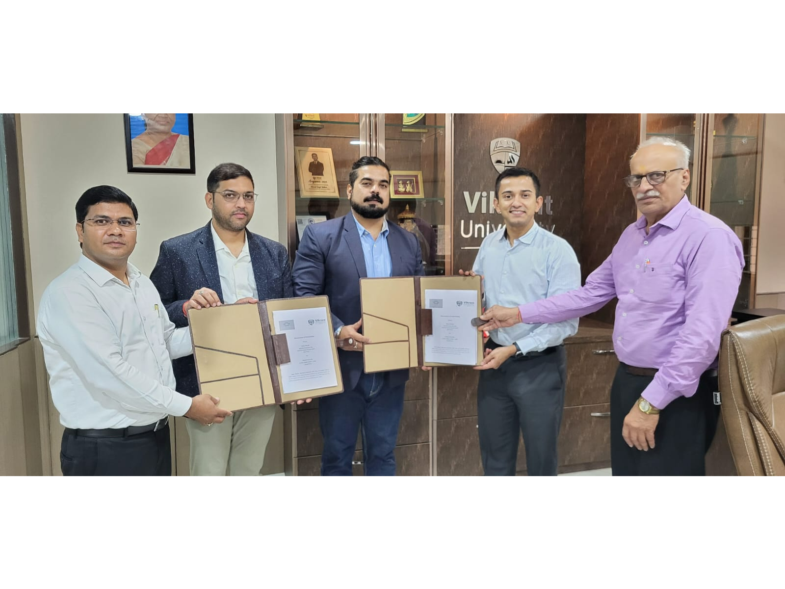 Vikrant University Signs Landmark MoU with Kisan Munafa to Fuel Agri-Tech Innovation