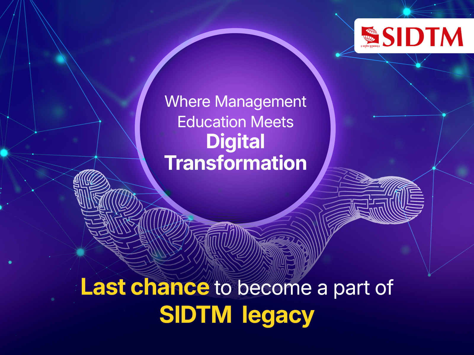 Final Chance to Apply for SIDTM, Pune MBA in Digital & Telecom Management - Application to SNAP 2025 Closing Soon