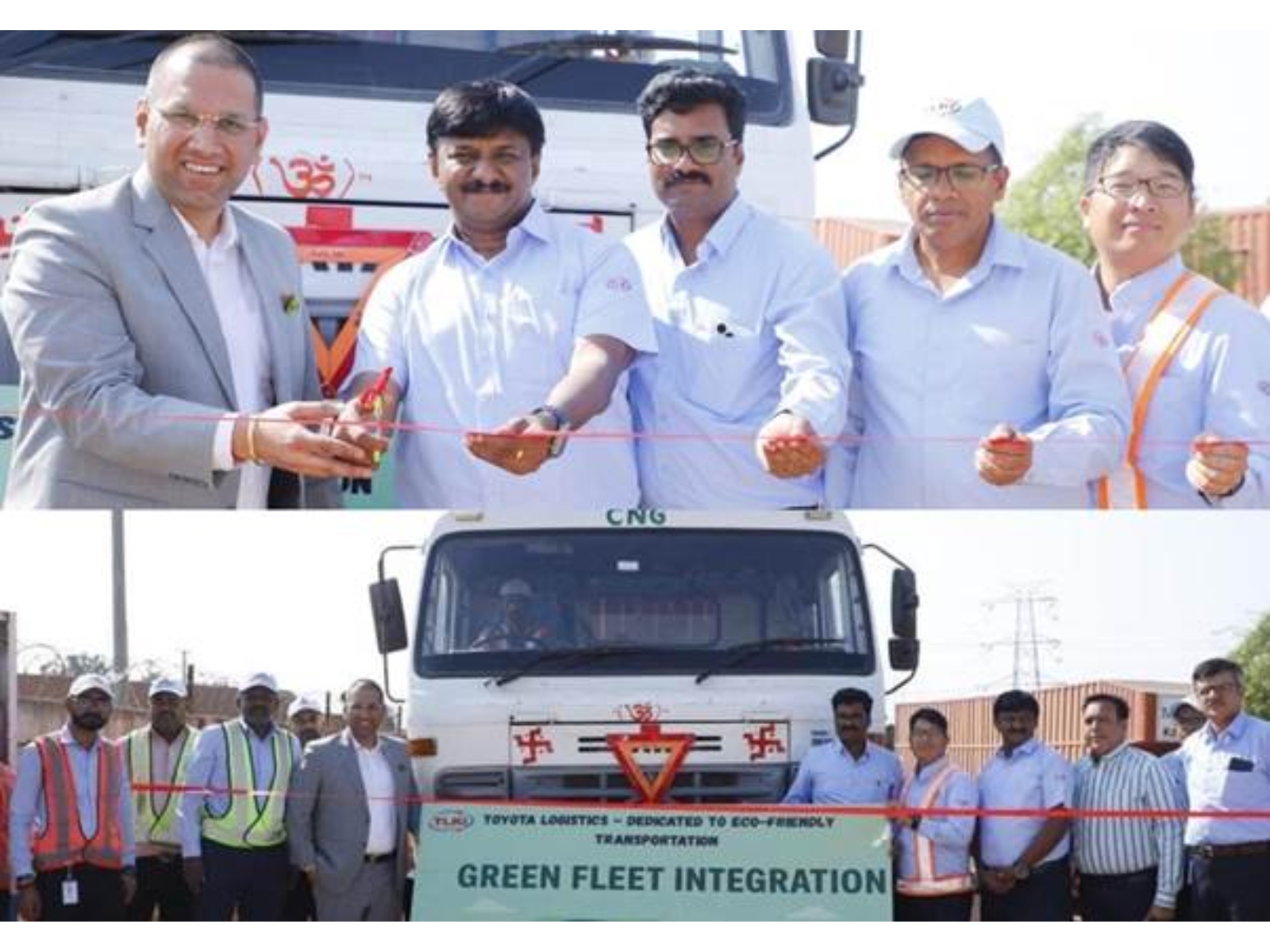 Vikrant Gupta, Director, Supreme Auto Carrier present to announce the collaboration with Toyota Logistics (TLKI) to launch its first CNG-powered trailer