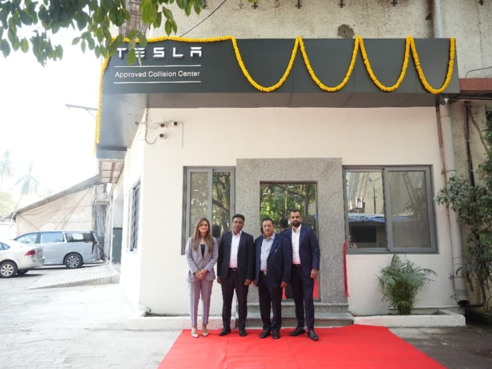 Tesla India Opens Its First Collision Centre in Mumbai in Partnership with Gautam Modi Group