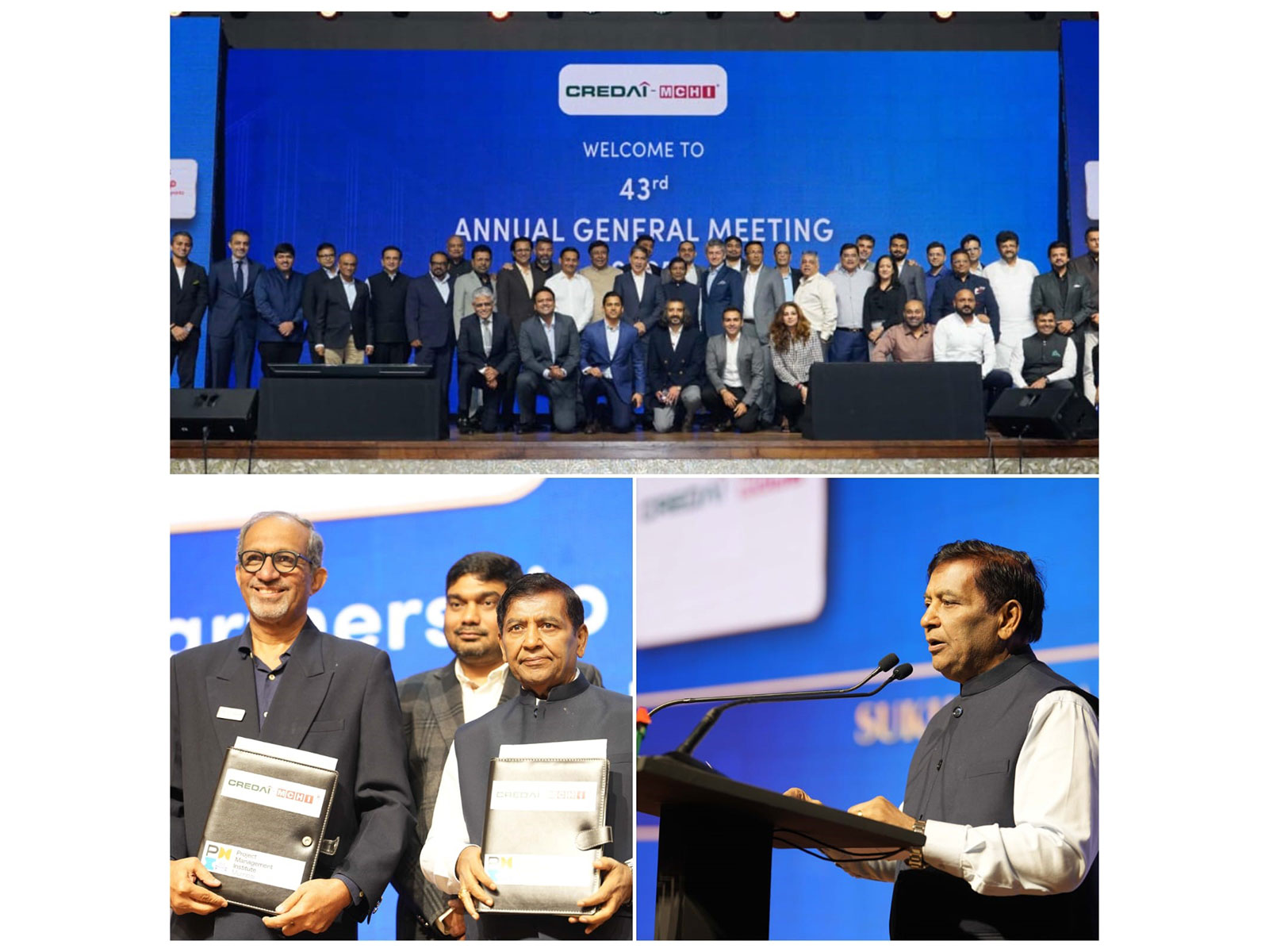 Leaders and stakeholders of Mumbai's real estate fraternity gather at CREDAI-MCHI's 43rd AGM to reflect on progress and chart the way forward