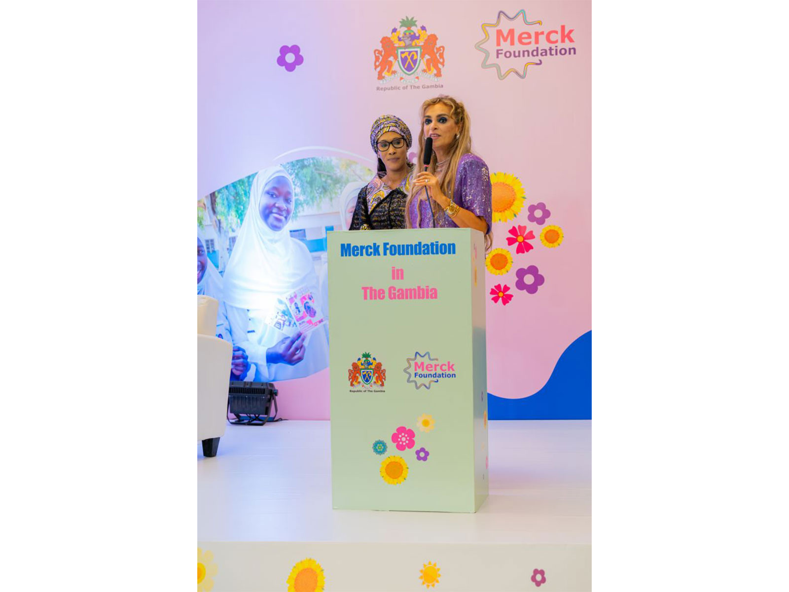 Dr. Rasha Kelej and the Gambia First Lady co-chair the 12th Merck Foundation Africa Asia Luminary 2025