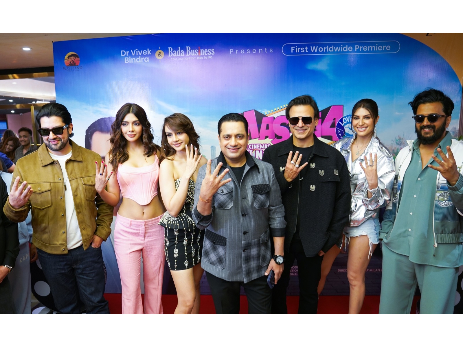 Bada Business and Dr. Vivek Bindra Host Grand Premiere of Masti 4 with Full Star Cast in Delhi