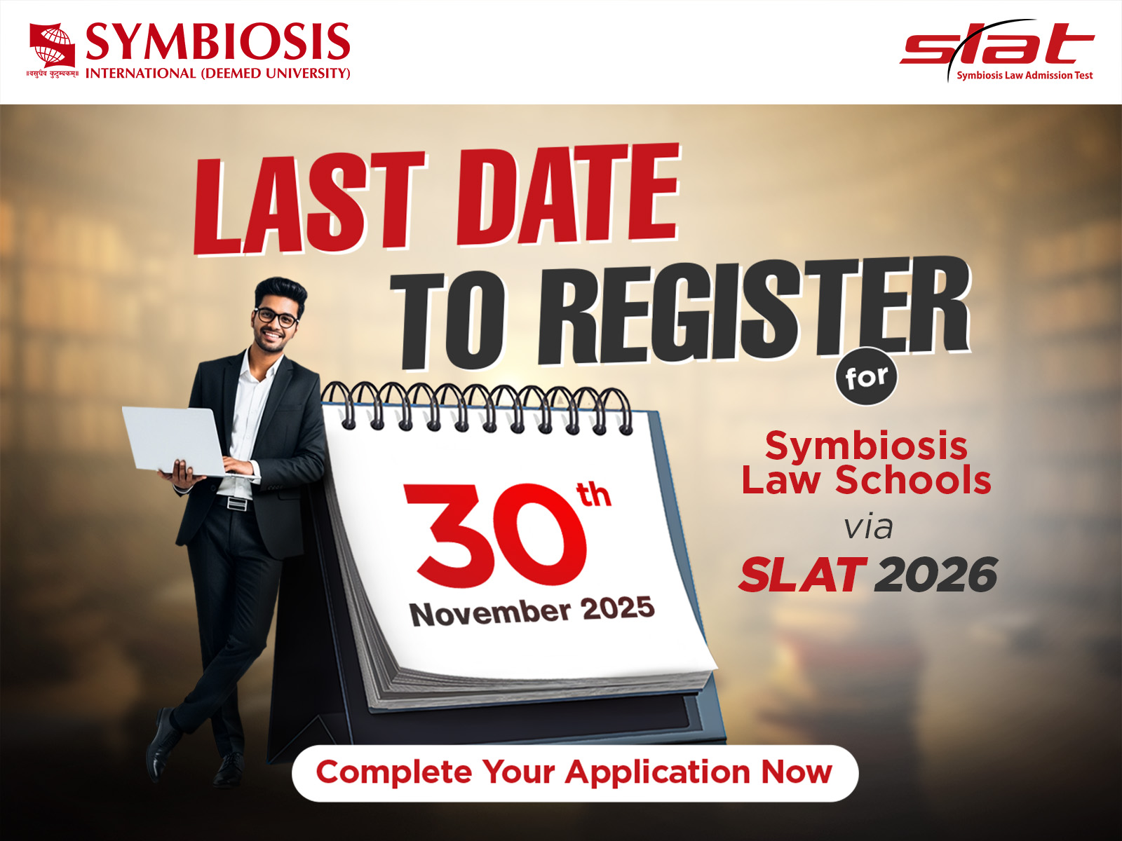 Last Chance: SLAT 2026 Applications Closes on November 30