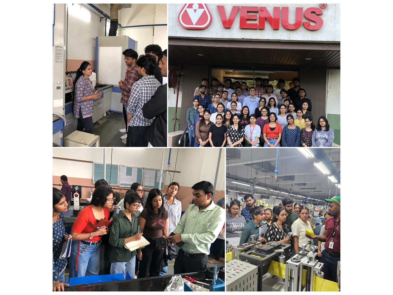 NIFT Mumbai students explore Venus Safety's cutting-edge PPE manufacturing process during their industry immersion visit