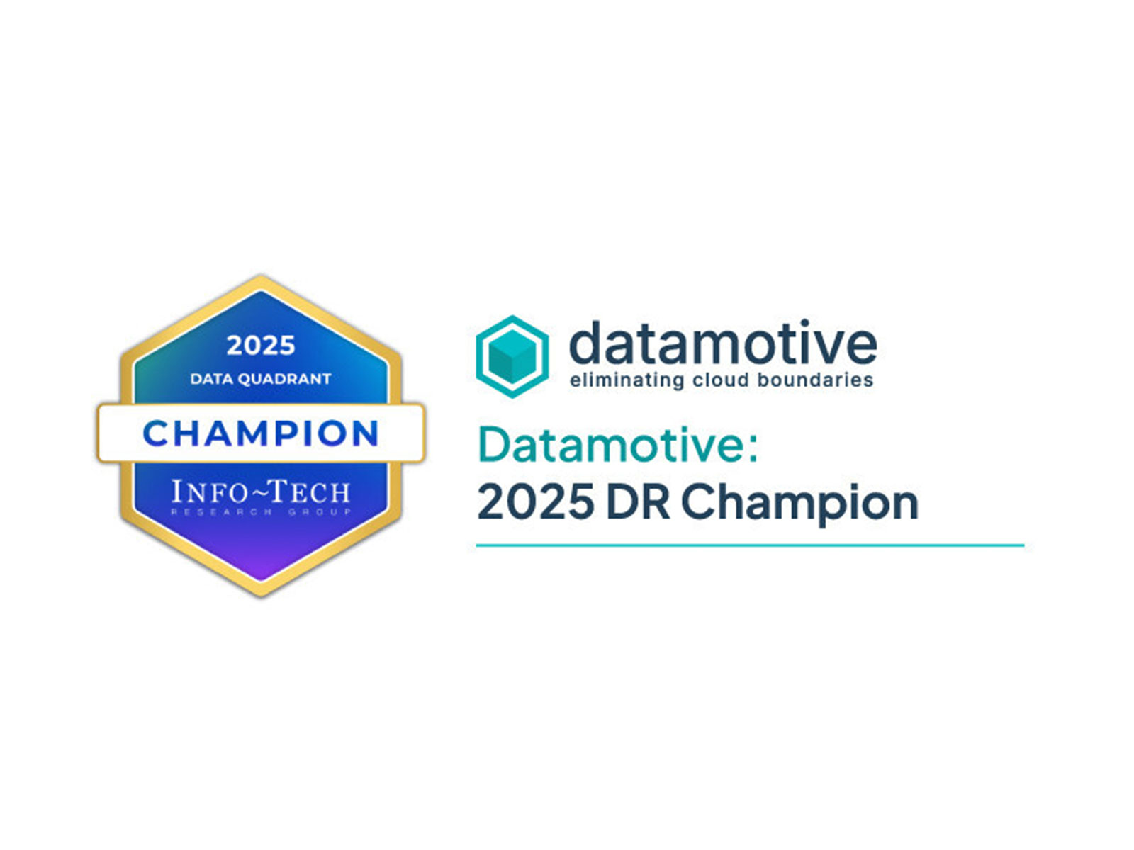 Datamotive Named Champion in Info-Tech's 2025 Disaster Recovery Orchestration SoftwareReviews Report