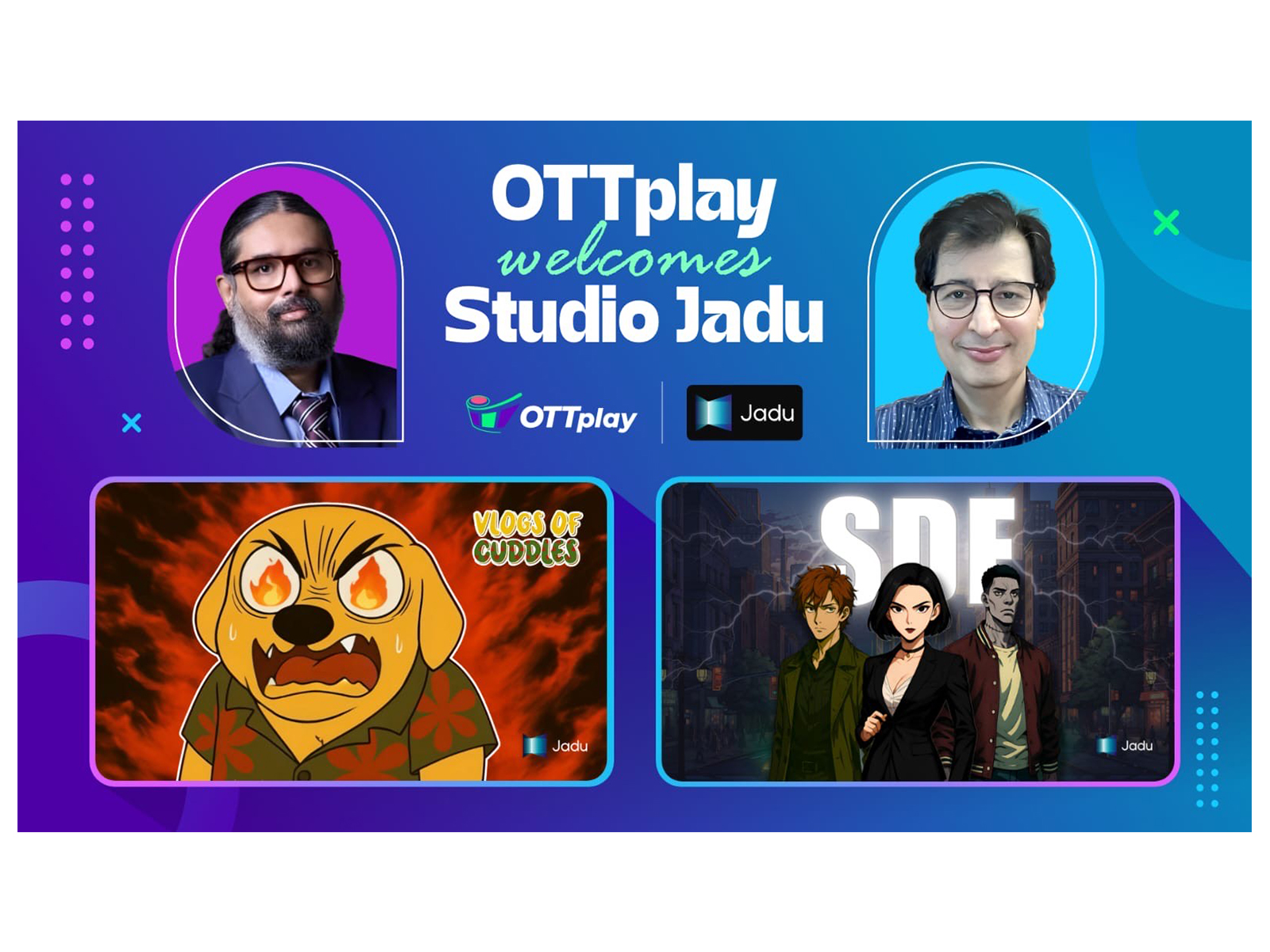 OTTplay and Studio Jadu Announce Partnership to Syndicate AI-Enabled Animated Series