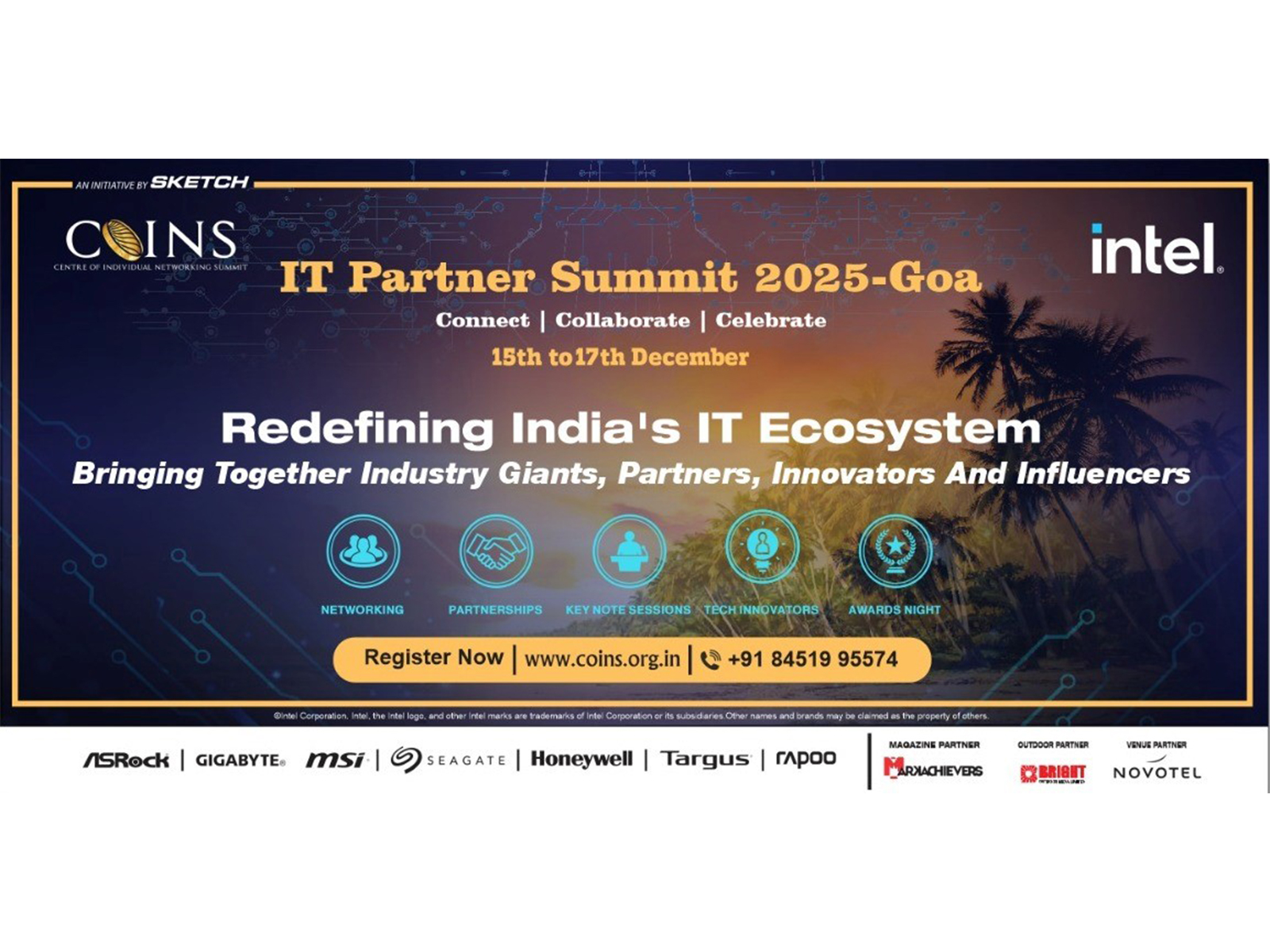 COINS IT Partner Summit 2025 Unveils Power-Packed Agenda with Global Brands; Rajiv Makhni to Lead "The Big Debate"