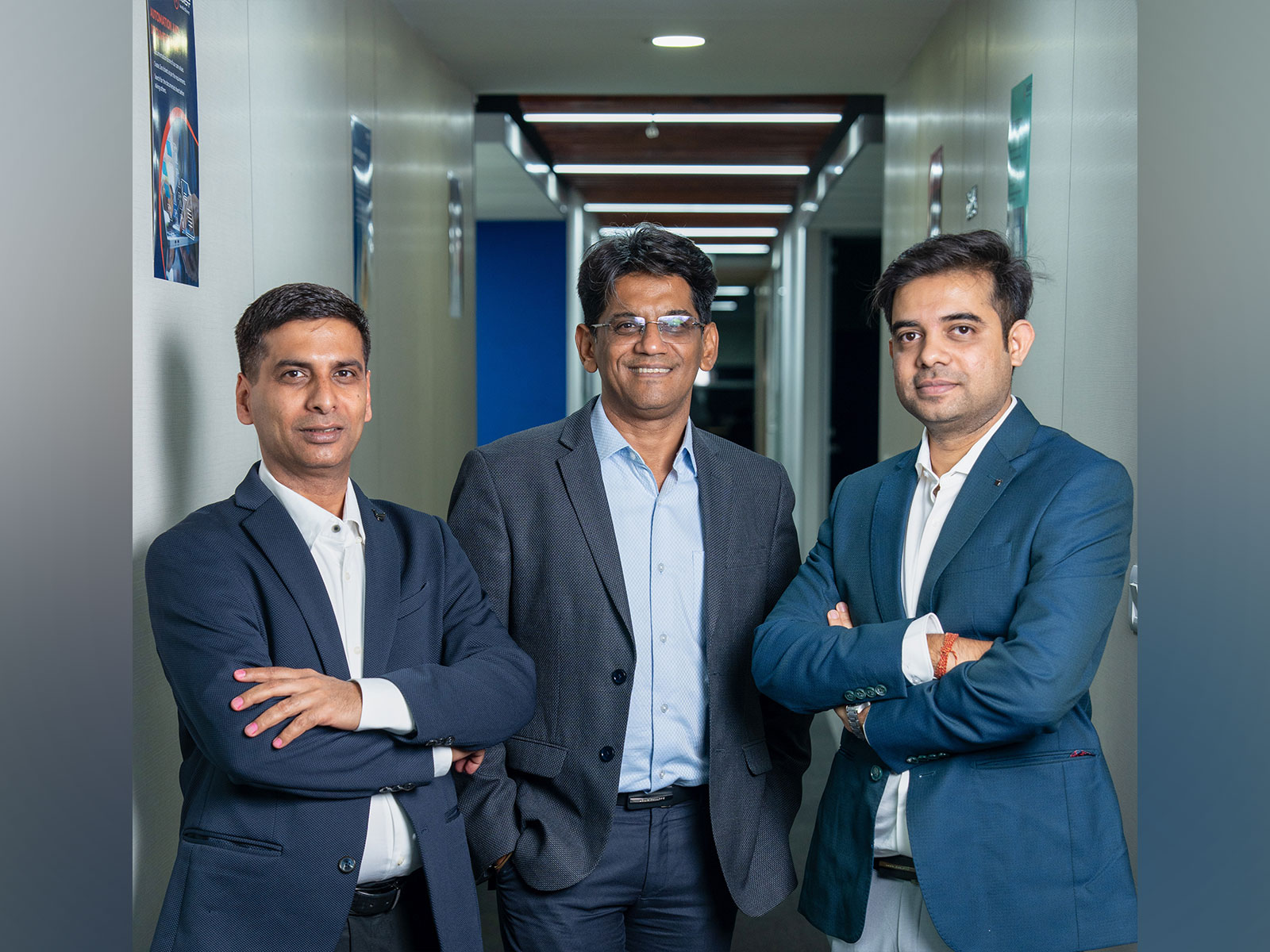 Left to right - Anshuman Agarwal (Co-Founder & COO), Rajul Jain (Co-Founder & CEO), and Vishal Raj (Co-Founder & CTO)