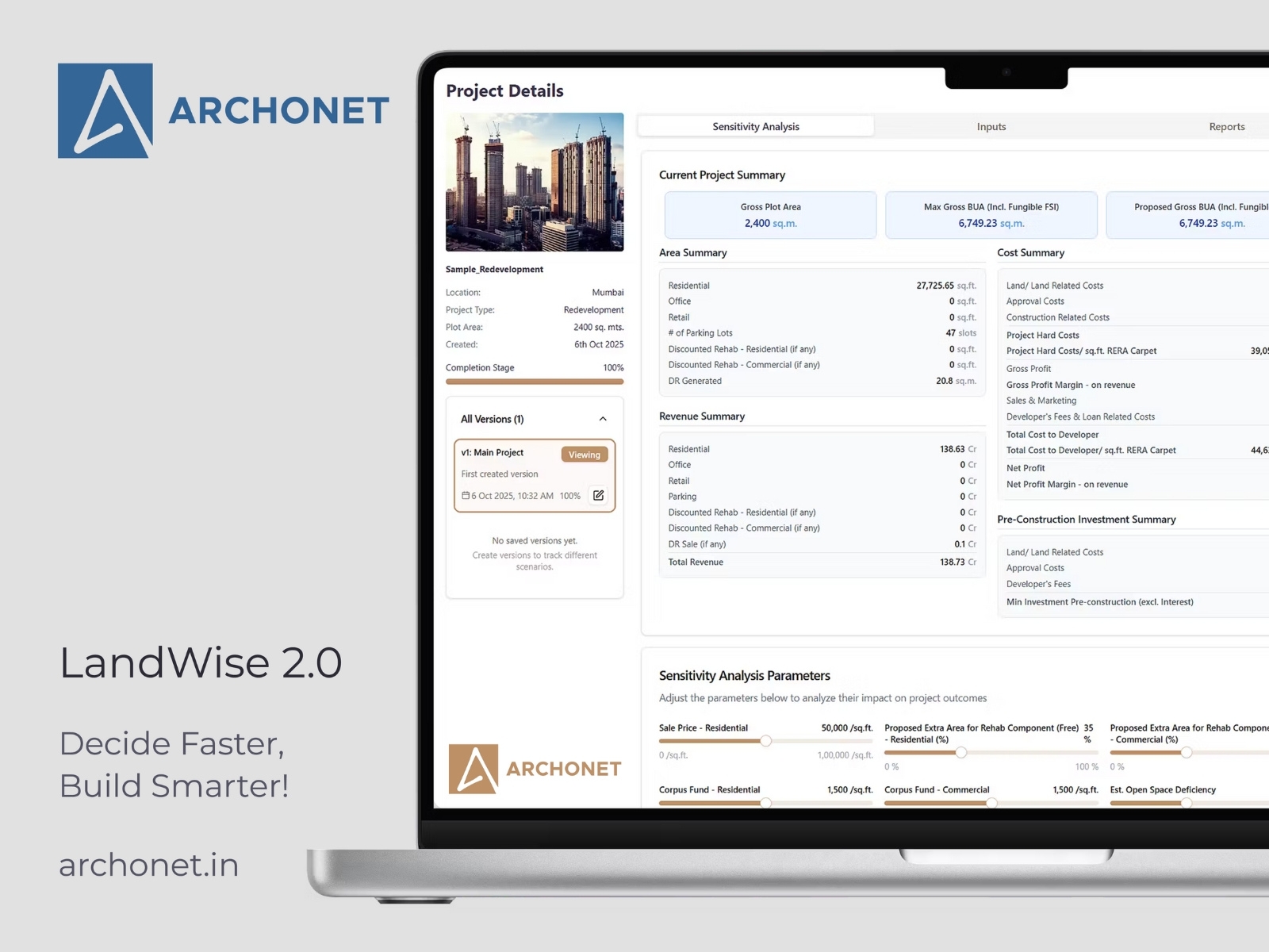 Archonet Redefines Real Estate Decision Making with the Launch of LandWise 2.0