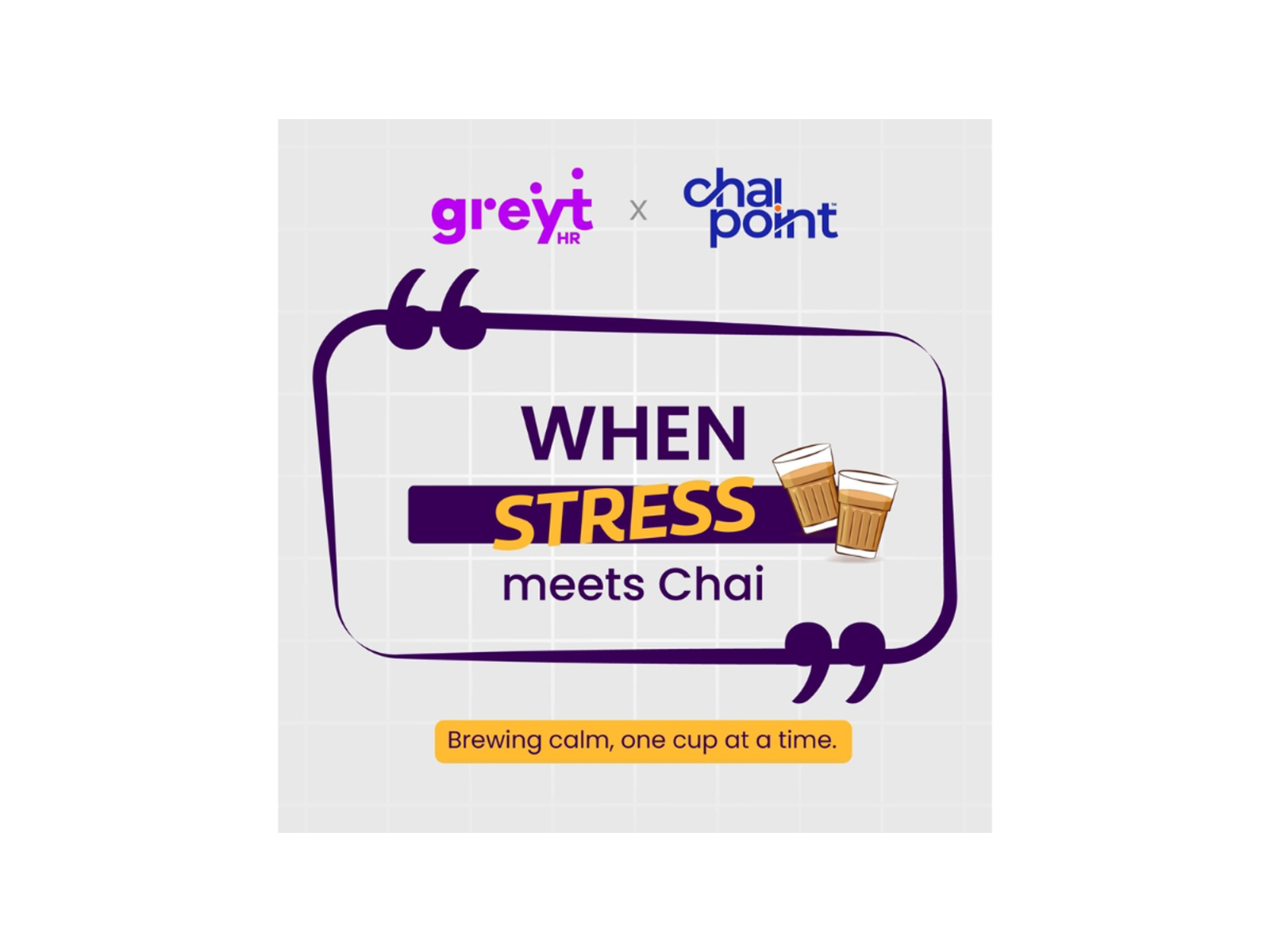 When Chai Meets HR Tech: greytHR x Chai Point Launch a Culture-First Campaign Stirring Conversations at Work