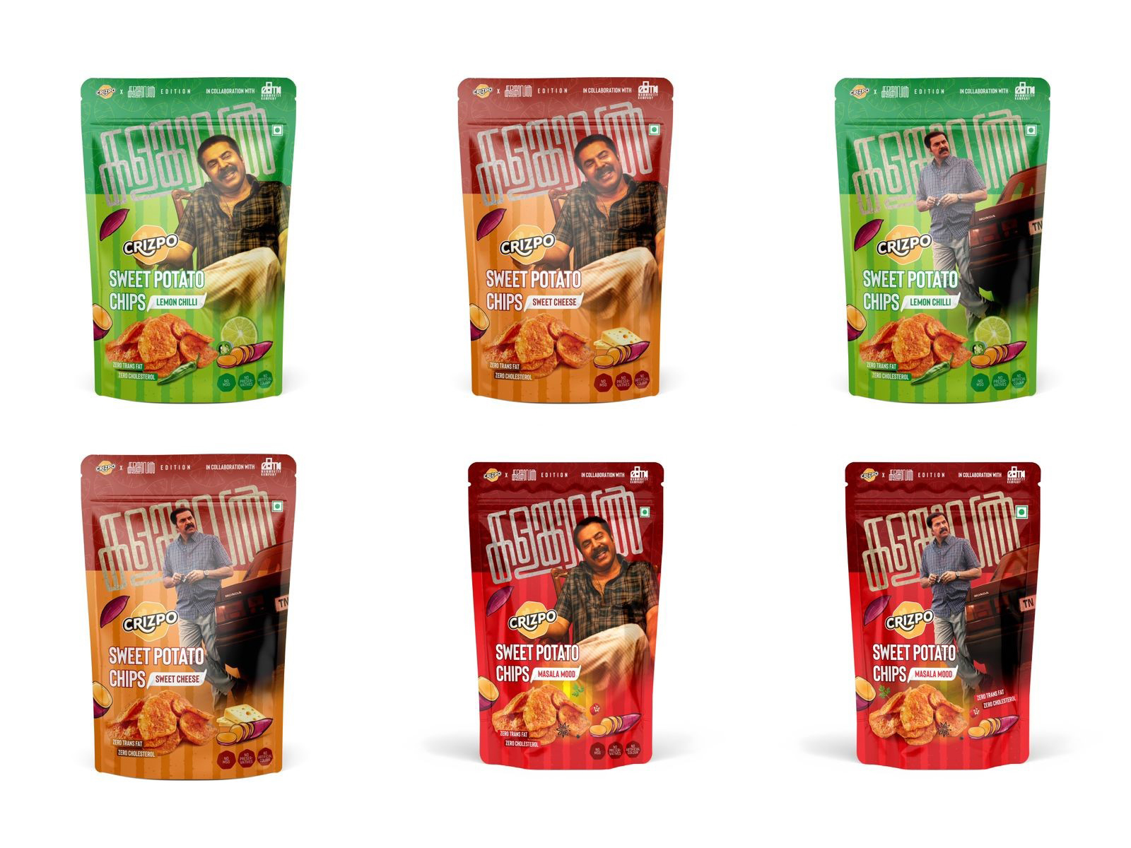 Crizpo Unveils All-New Sweet Potato Chips With Special Kalamkaaval Edition Pack in Collaboration With Mammootty Kampany