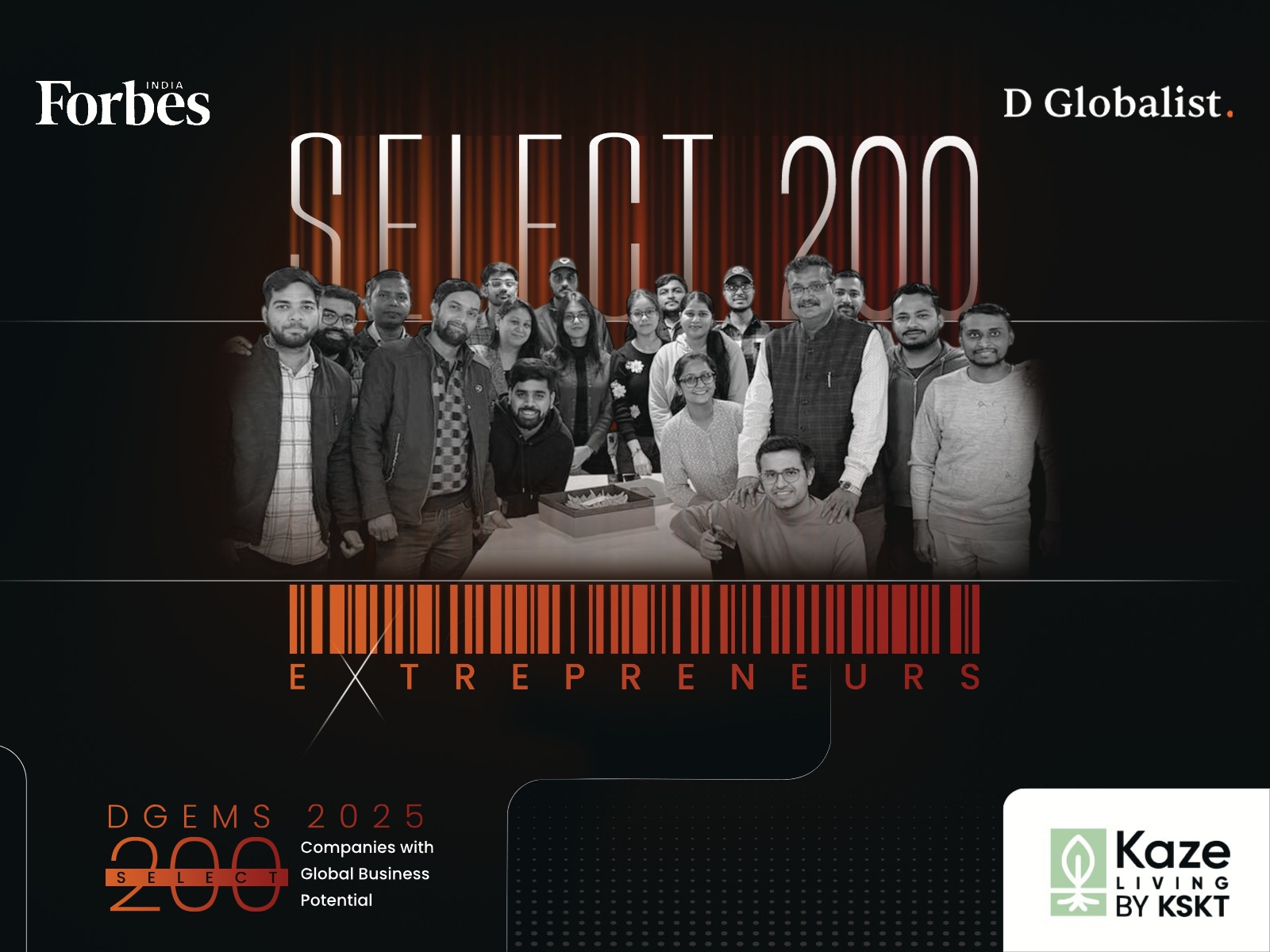 Kisaan Se Kitchen Tak (KSKT) selected for Forbes DGEMS Select 200, 2025
