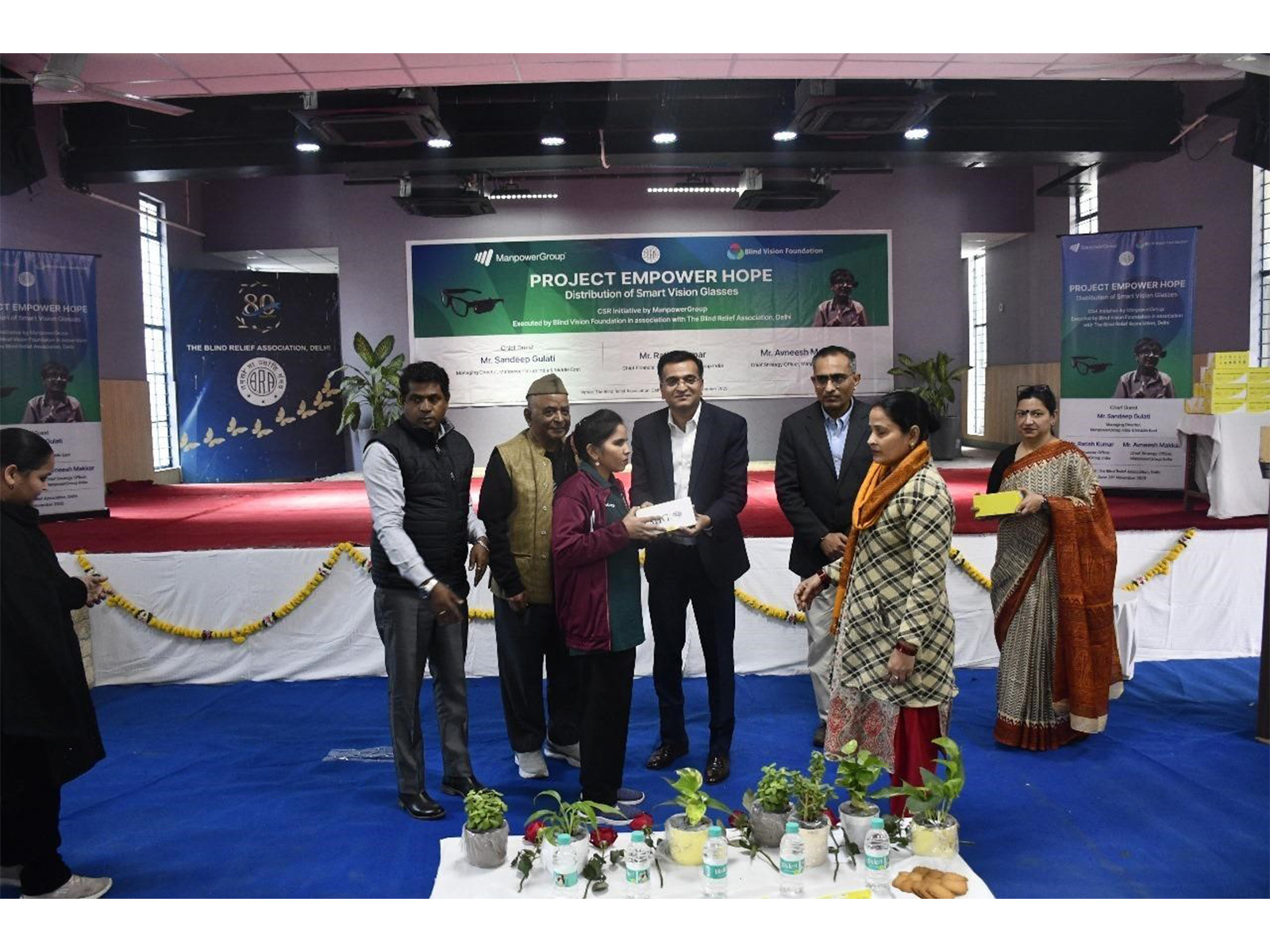 ManpowerGroup India Empowers Visually Impaired Students in Delhi with Smart Vision Glasses