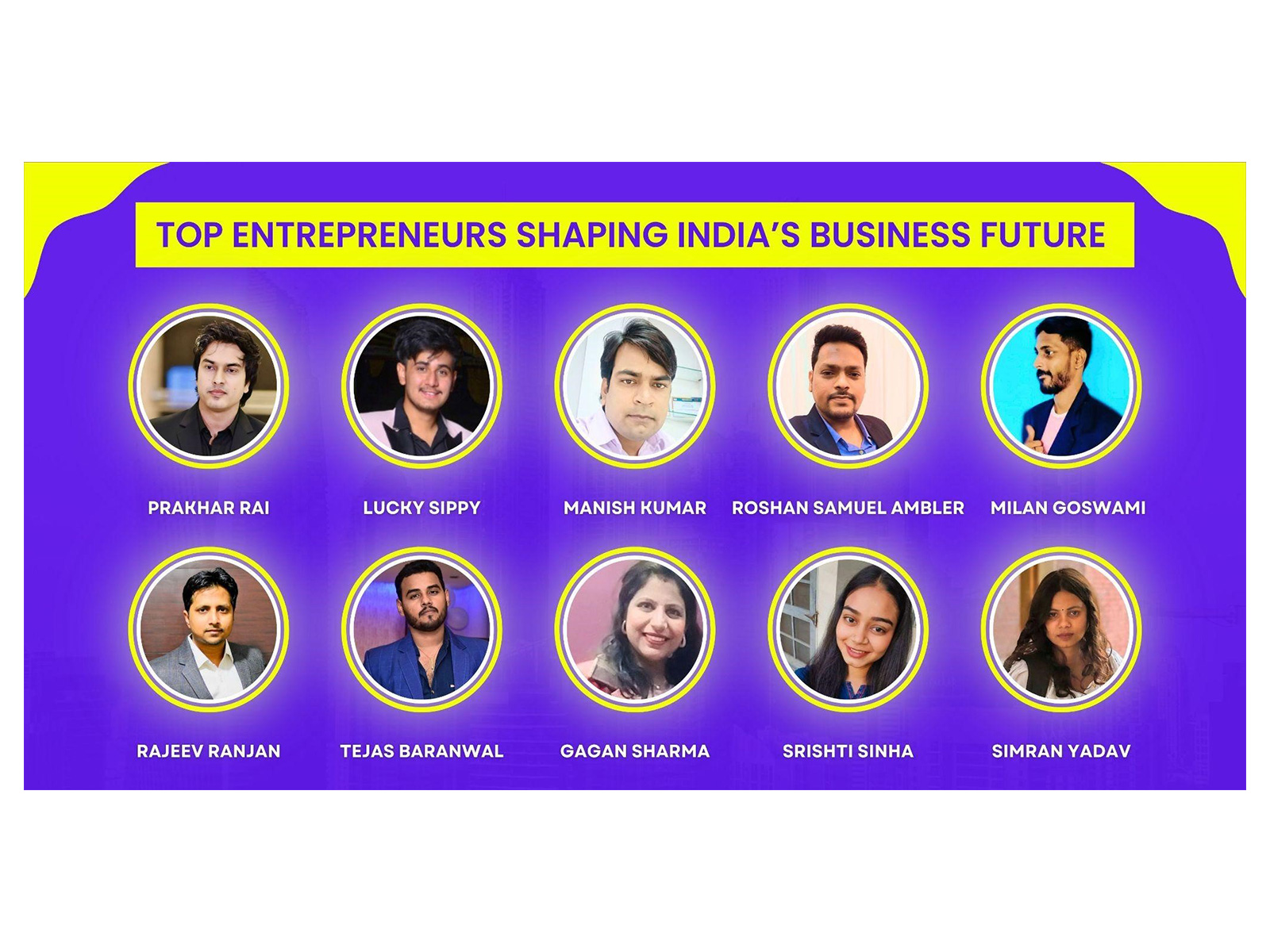 Top Entrepreneurs Shaping India's Business Future