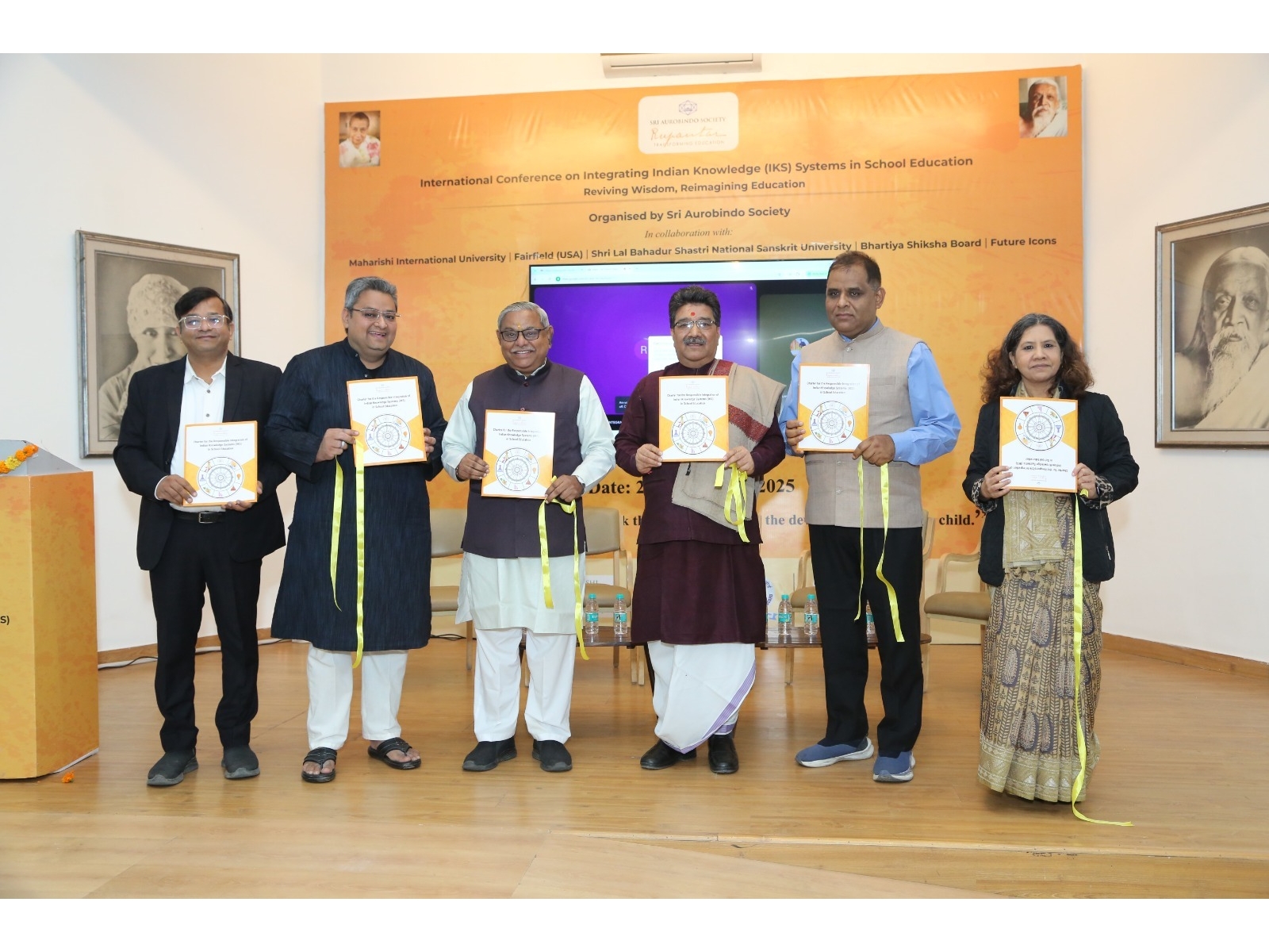 Launch of IKS charter by Sri Aurobindo Society