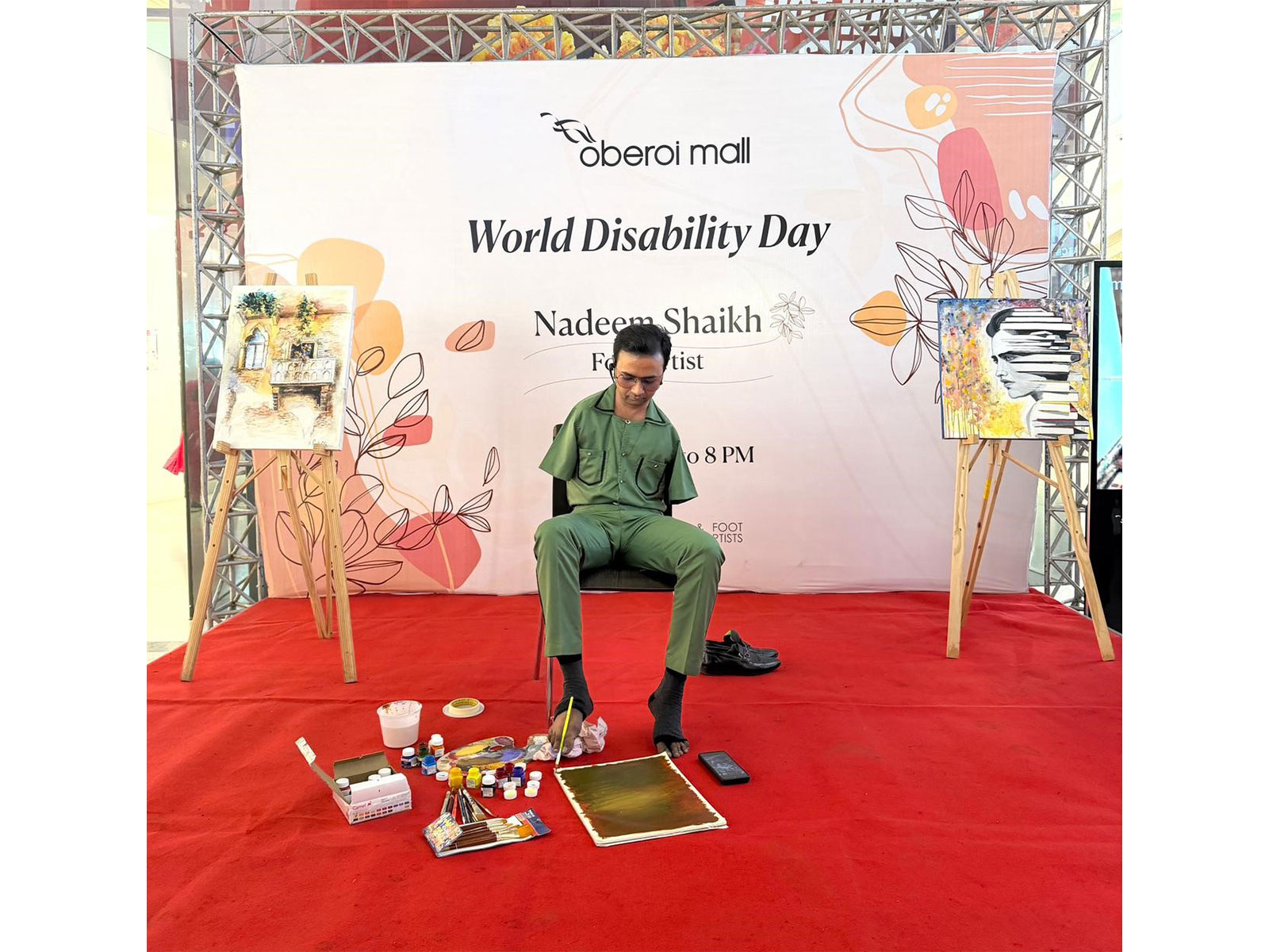 Oberoi Mall celebrates World Disability Day with an inspiring Live Art Showcase by MFPA