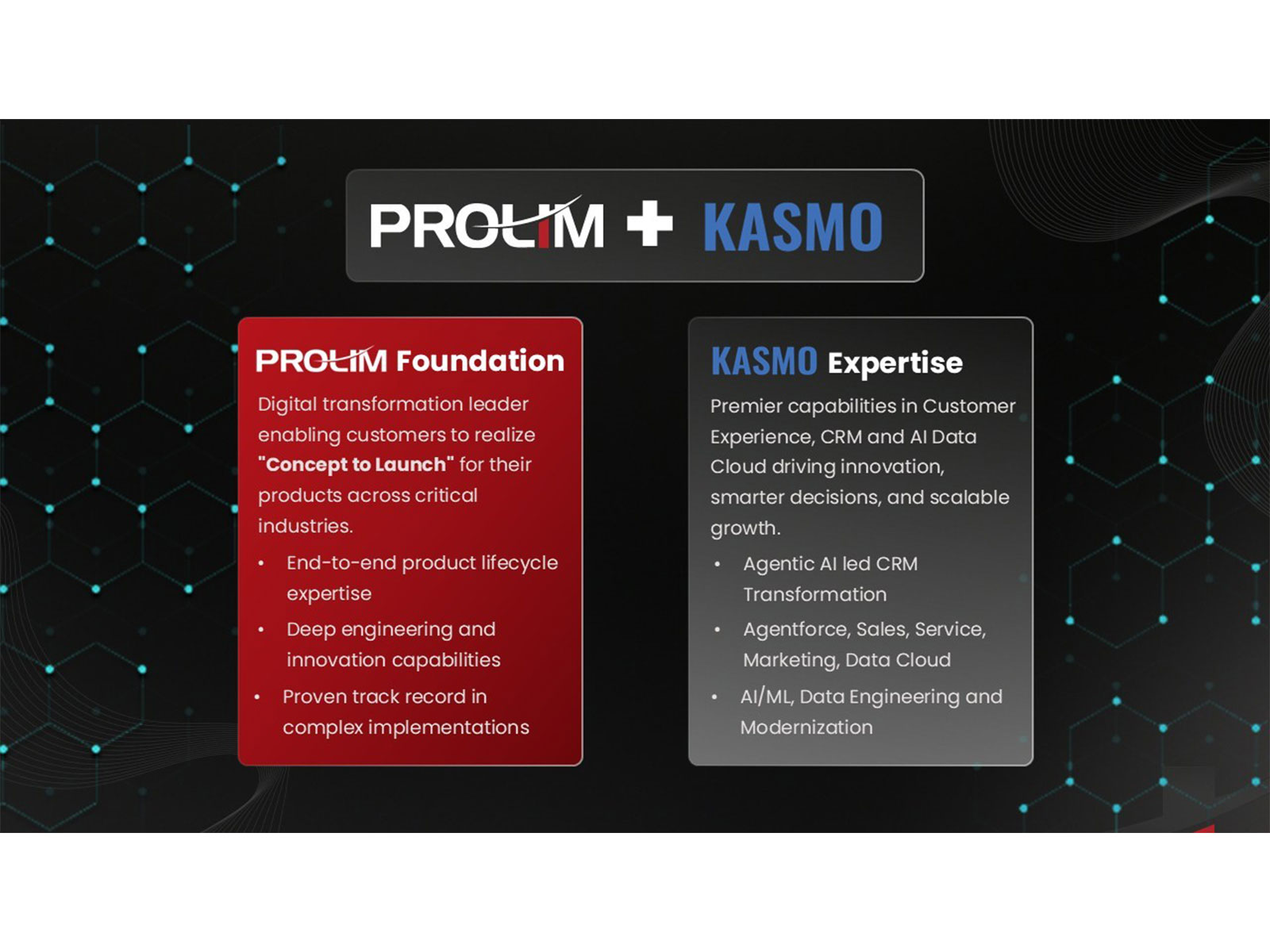 "PROLIM + Kasmo: Driving Agentic AI-led Digital transformation at scale"