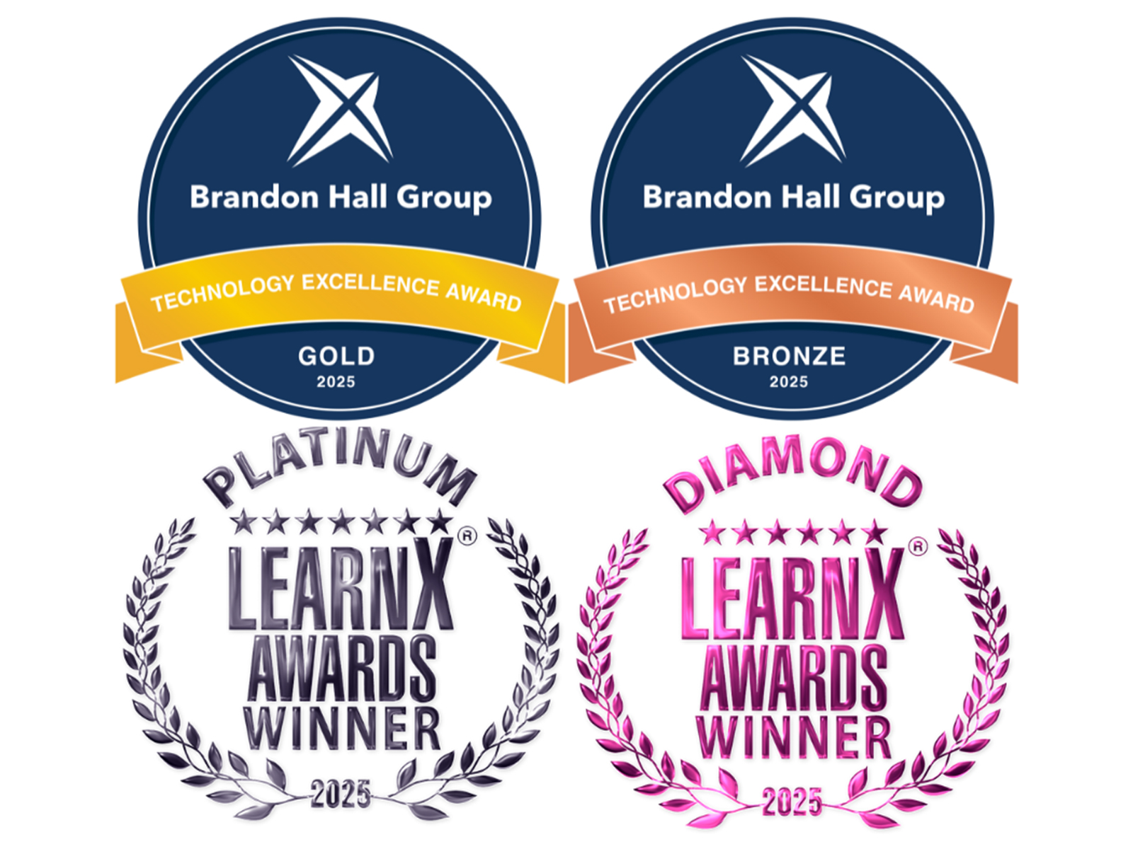 Excelsoft Technologies Secures Four Global Honours Across LearnX Live! and Brandon Hall Awards 2025