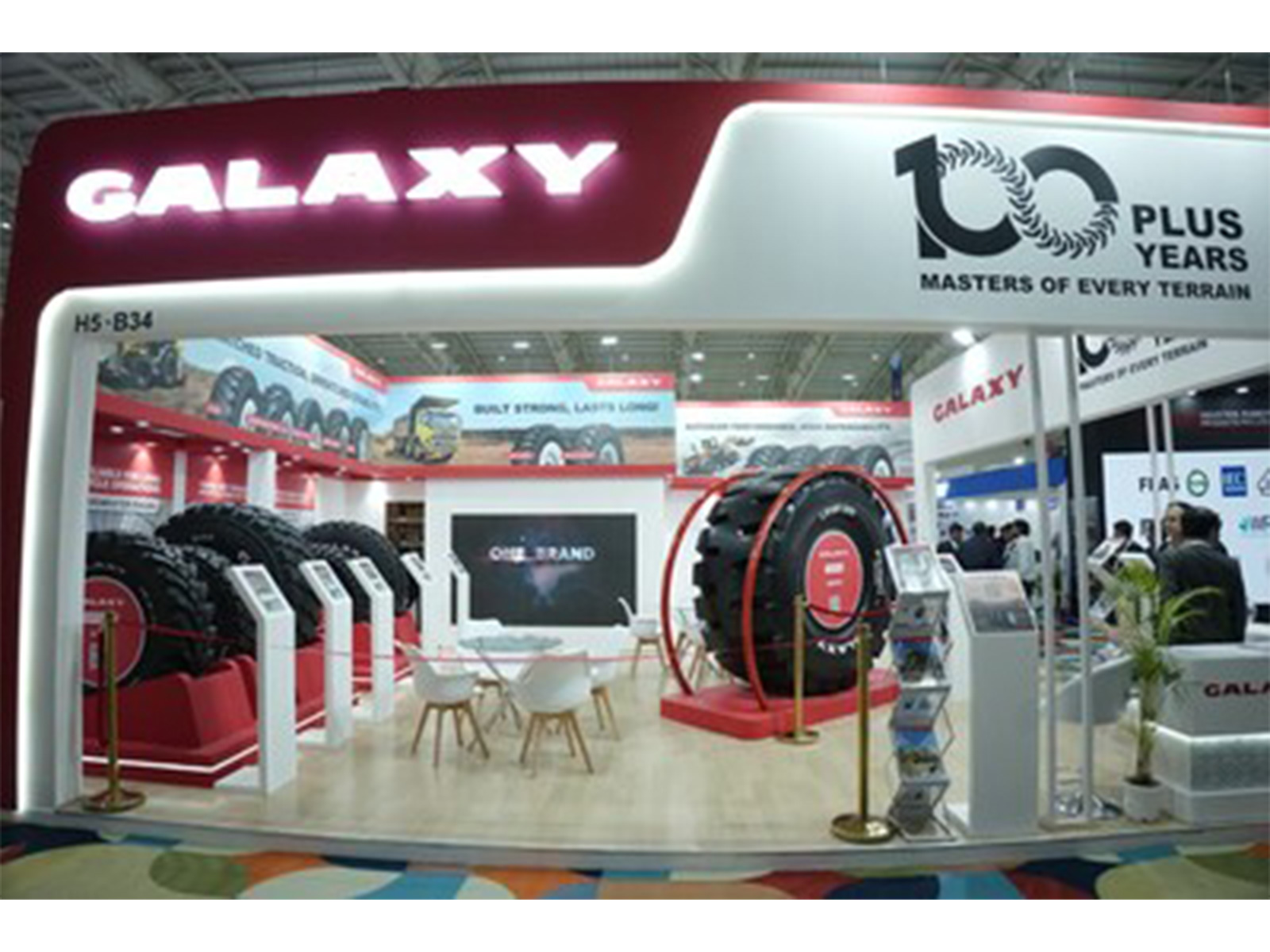 Galaxy's earthmoving, material handling and construction tyre showcase at CII Excon 2025