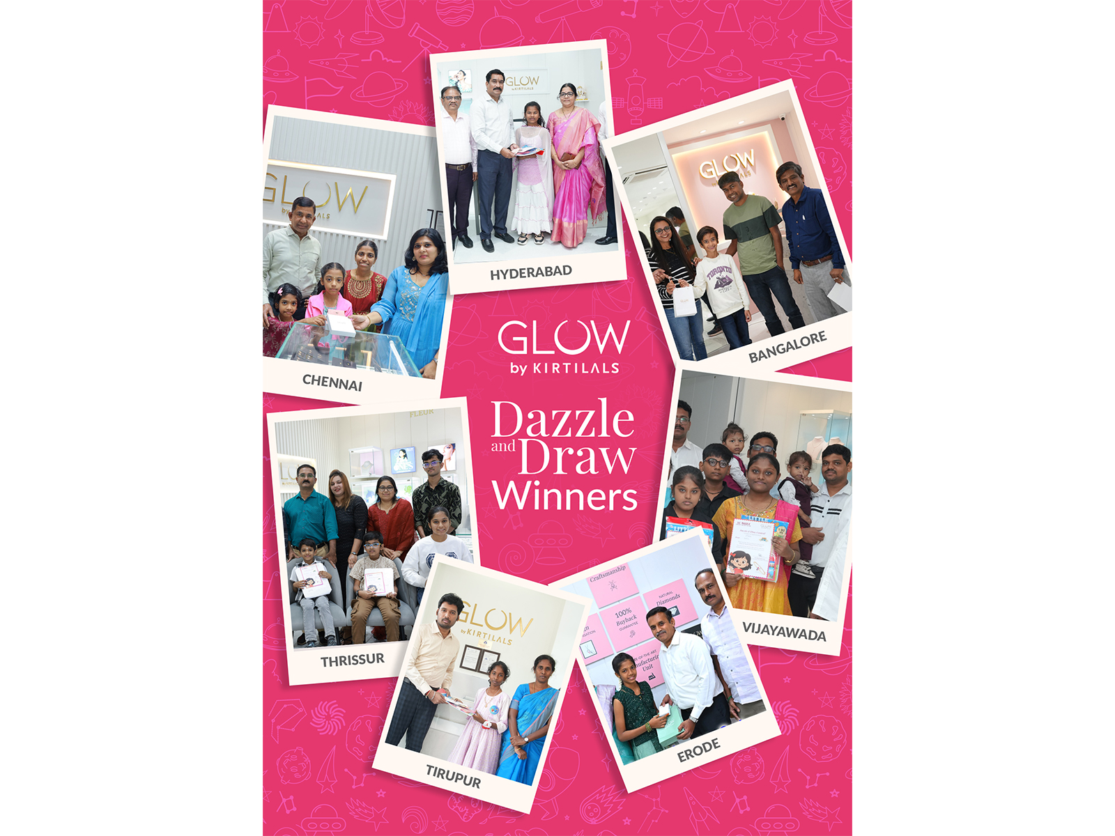 Glow by Kirtilals Announces 'Nature & Dreams' Young Winners and Launches New Diamond Necklace Edit