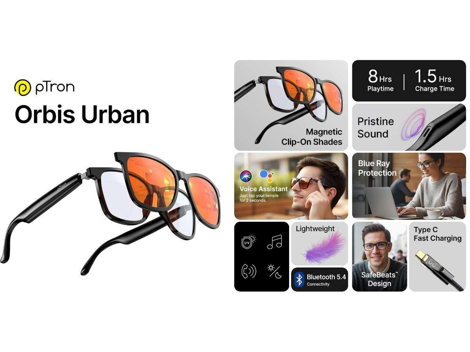 pTron Enters the Smart Eyewear Category with the Launch of Orbis Era & Orbis Urban: A Bold Step Toward the Future of Affordable Smart Glasses