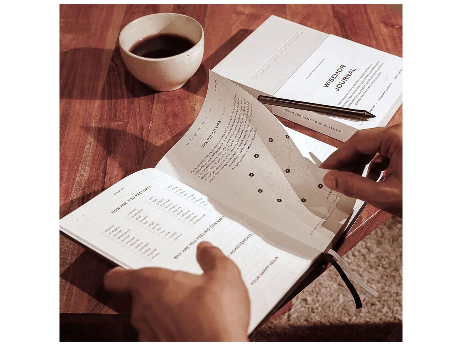 A still image of Wisemor Journal's creative exercise