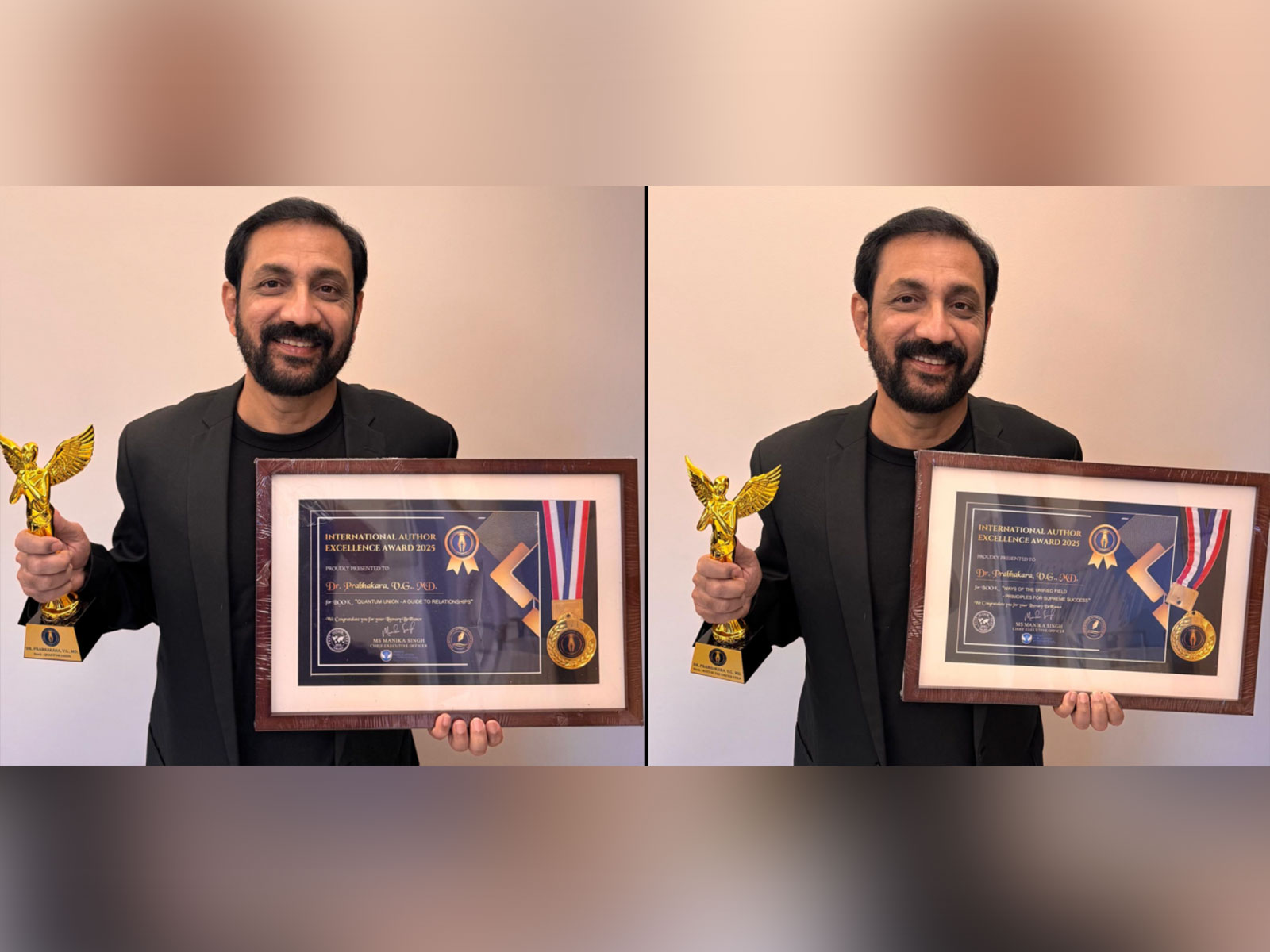 Renowned Dermatologist and Author Dr. Prabhakara VG Honoured with Double Awards at IAEA 2025