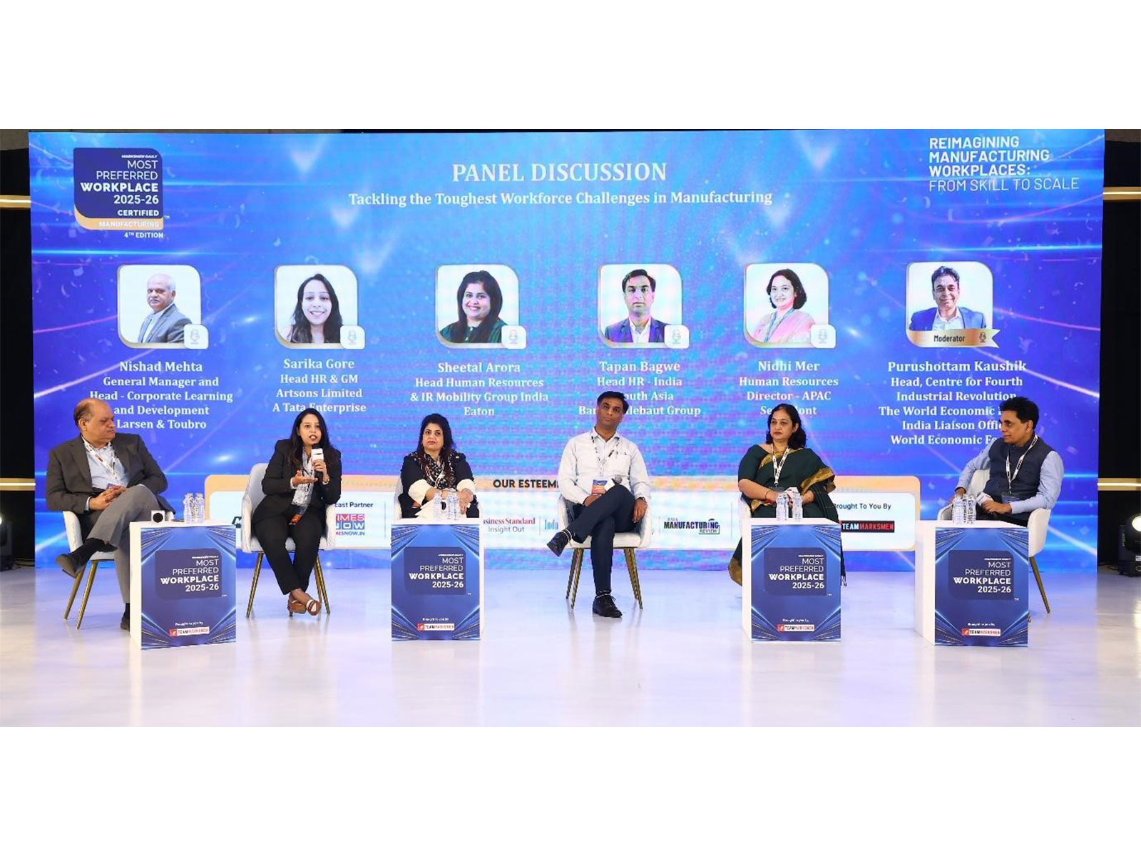 Team Marksmen Network Hosts Most Preferred Workplaces 2025-26, Bringing Together India's Manufacturing Talent Leaders