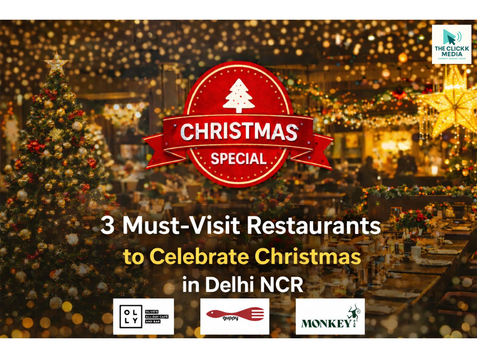 3 Must-Visit Restaurants to Celebrate Christmas in Delhi NCR