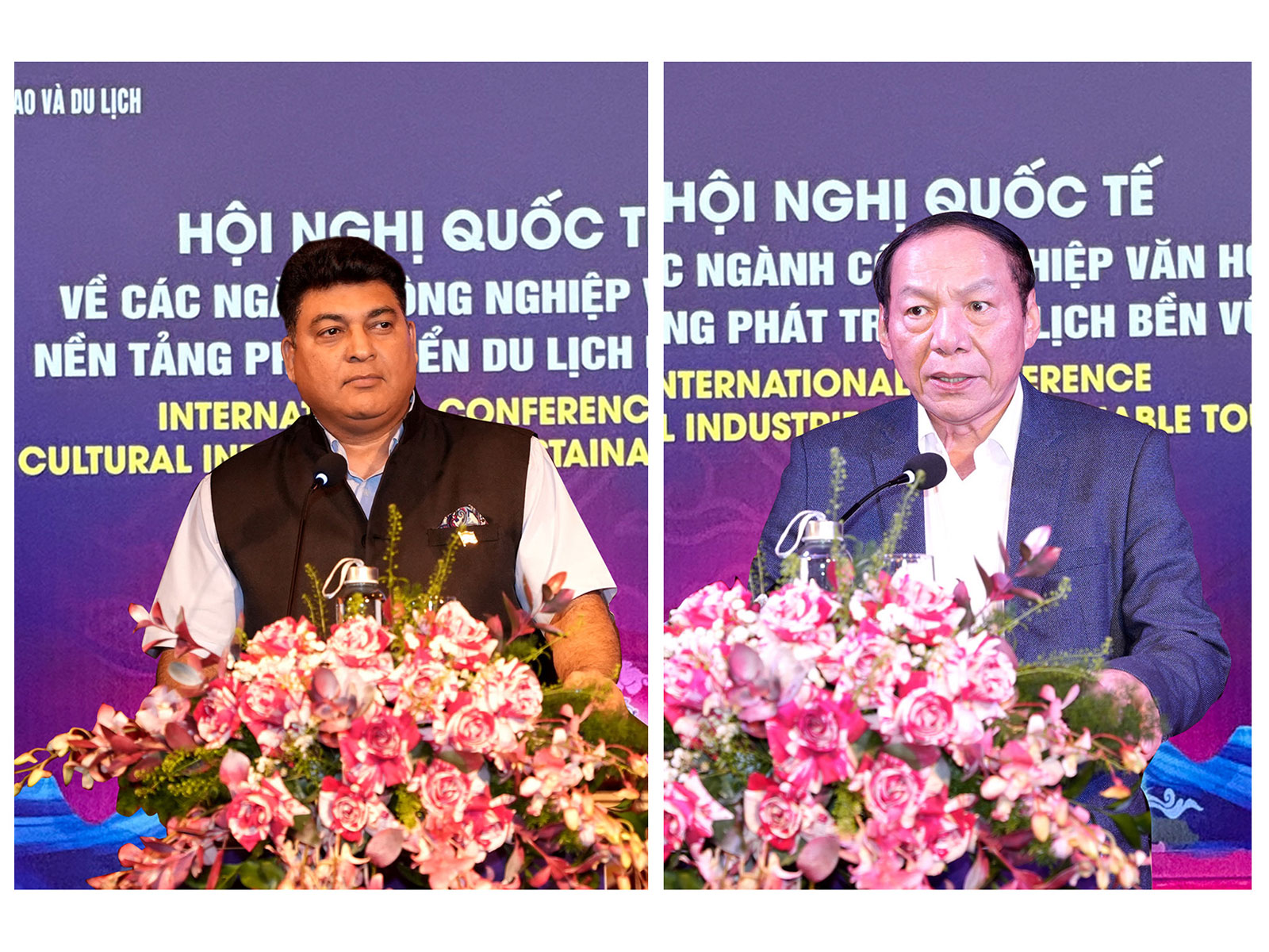Filmmaker Captain Rahul Bali and Vietnam's Tourism Minister Nguyen Van Hung highlight the power of cinema at the International Cultural and Tourism summit in Hue, Vietnam