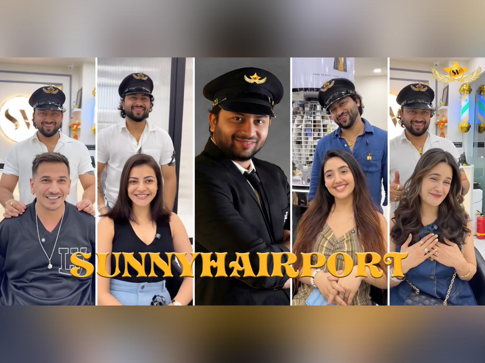 Sunny Verma, Founder of Sunny Hairport, reflecting the brand's strong presence in the glamour industry