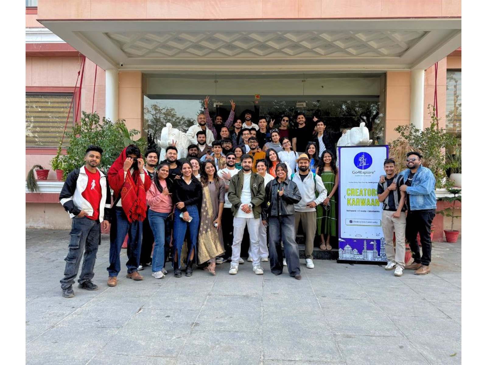 Go4Explore Community's Creators Karwaan 1.0: A Curated FAM Trip for Travel Influencers to Taj Mahal