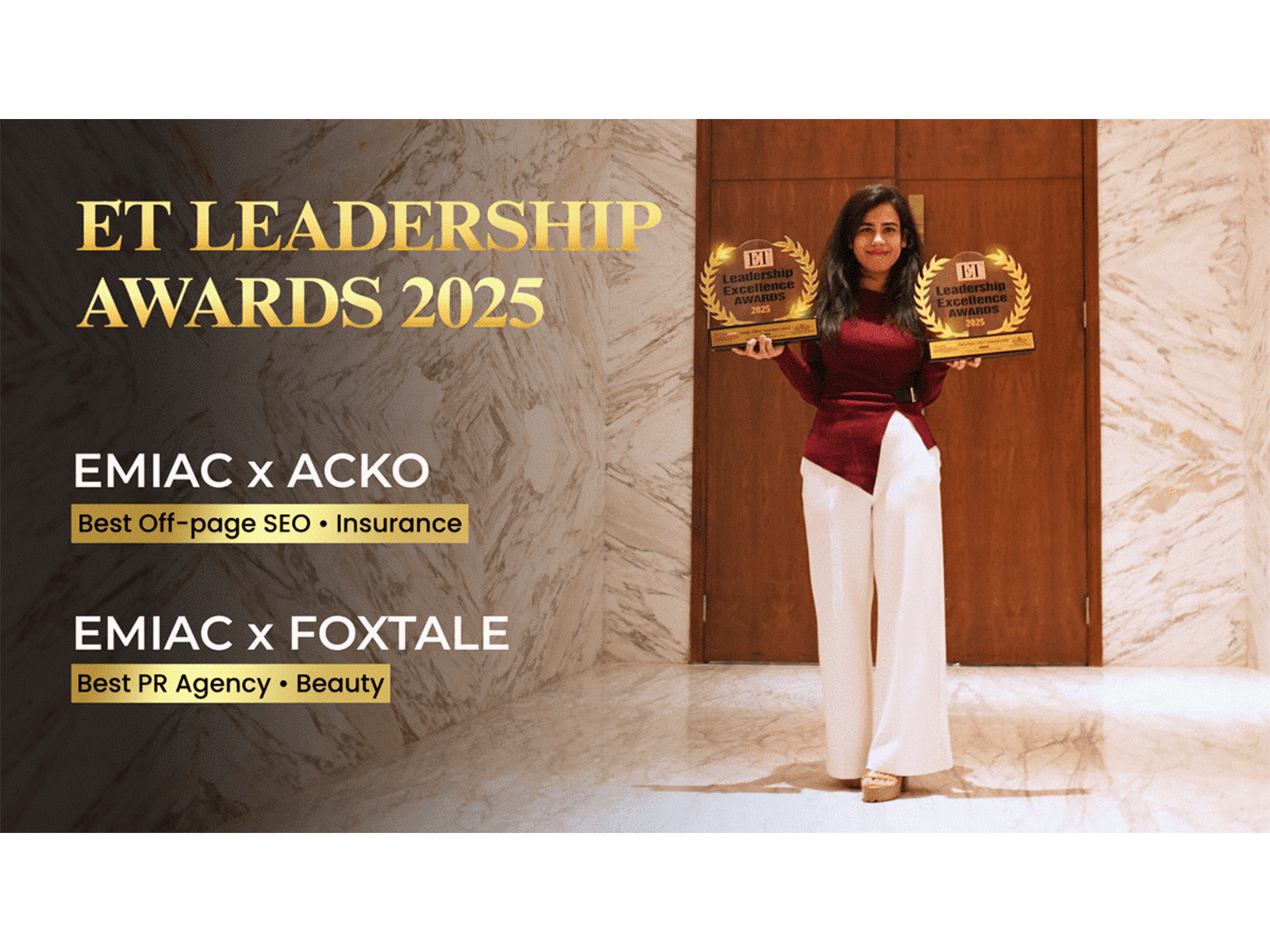 EMIAC Technologies Wins Two Economic Times Leadership Awards 2025, Setting a New Benchmark in Digital Growth