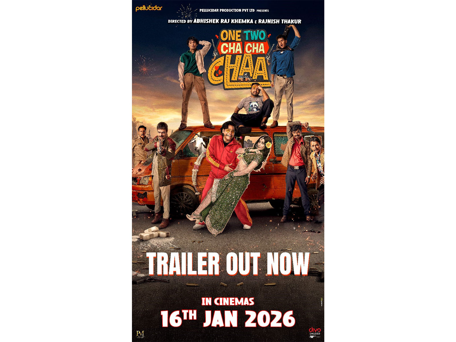 One Two Cha Cha Chaa trailer hints at a wild road trip where every situation turns into comedy: Releases on 16th January