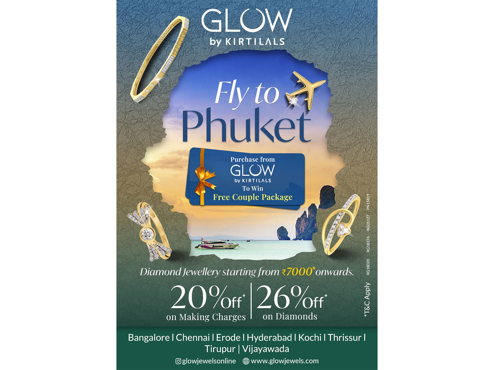 Glow by Kirtilals Unveils 'Fly to Phuket' Campaign -- Where Sparkle Meets a Dream Holiday
