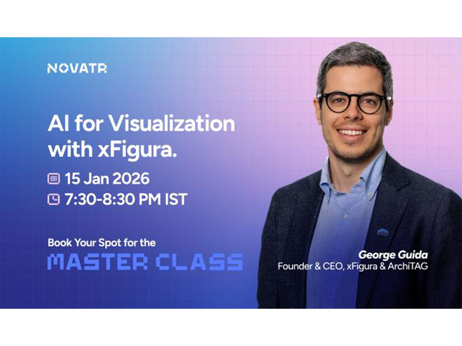 Novatr to Host Online Master class on AI for Architectural Visualisation with xFigura