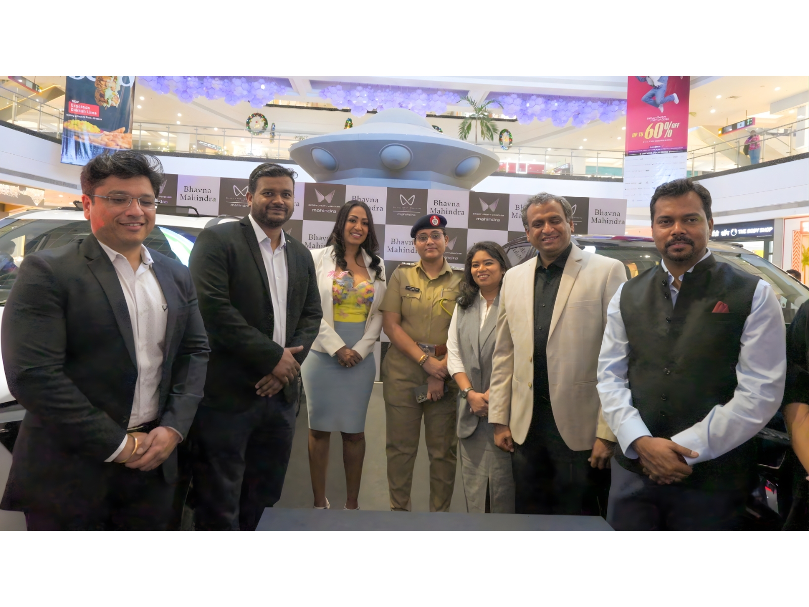 Grand Launch of Mahindra 'EV 9X' and 'XUV 7XO' at Seawoods Mall; Bollywood Actress Kashmera Shah Graces the Event