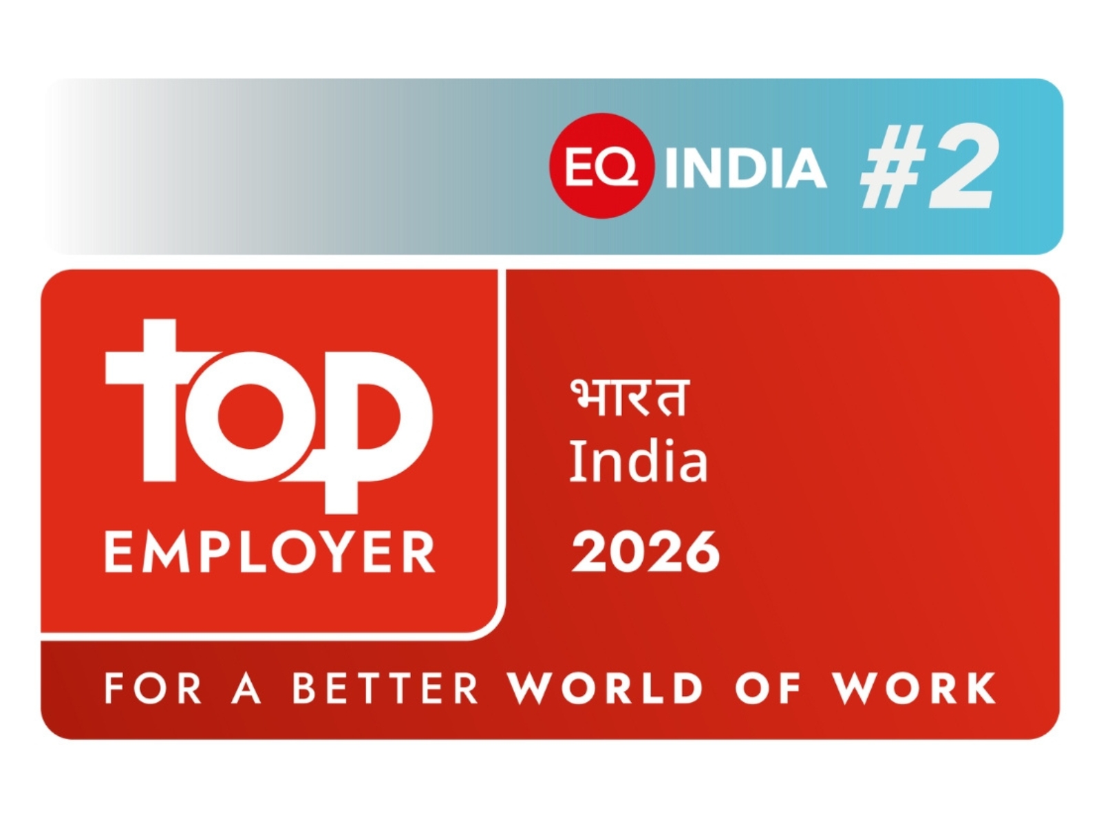EQ India recognised as the No. 2 Top Employer for 2026 in India