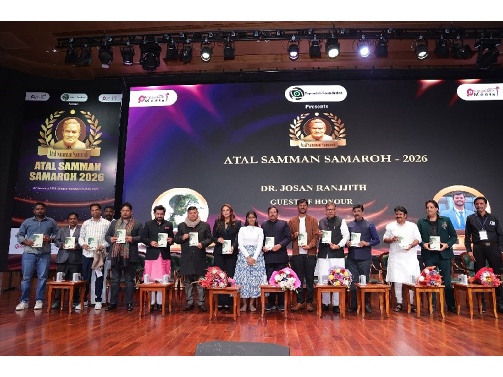 Young author and poet Josan Ranjjith unveiled his latest self-transformation poetry book titled "ENKRATEIA" at Bharat Mandapam, Pragati Maidan