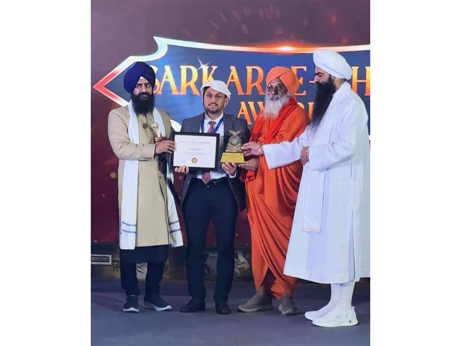 Mr. Arsh Dhaliwal, Managing Director, CGC University, Mohali,  Conferred With Prestigious Sarkar-E-Khalsa Award