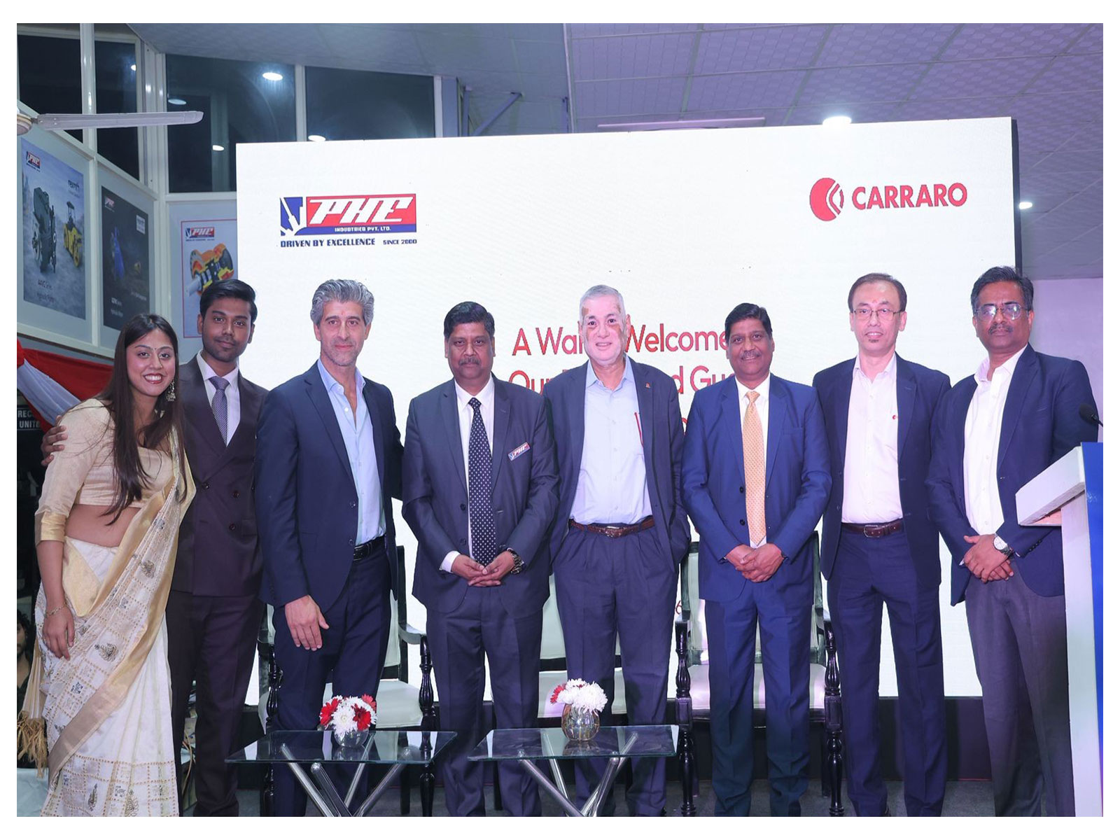PHE industries Private Limited inaugurated India's first Carraro Authorised Service centre at its Faridabad facility