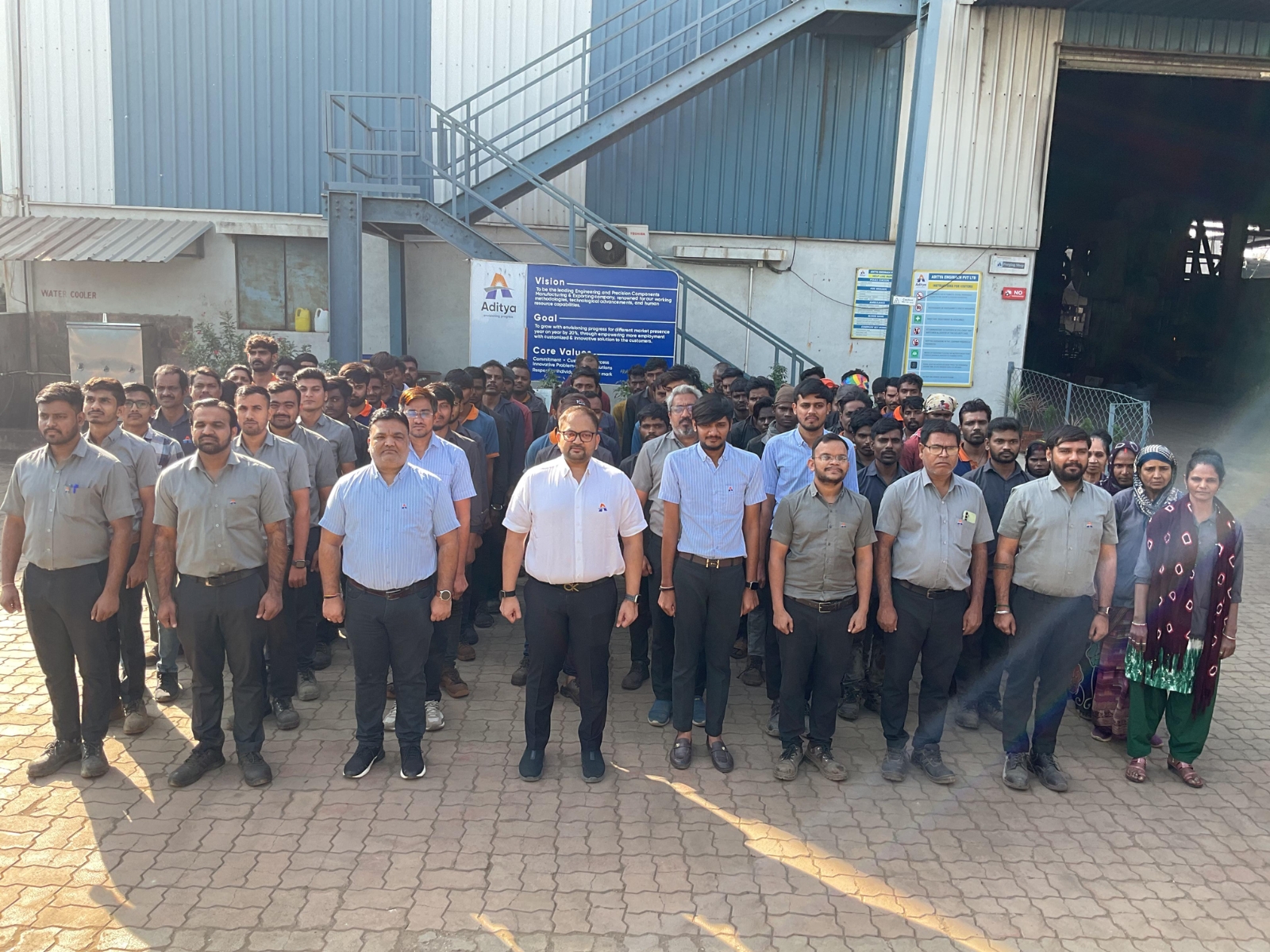 Prayer Removed at this Gujarat factory. Founder introduces the National Anthem instead